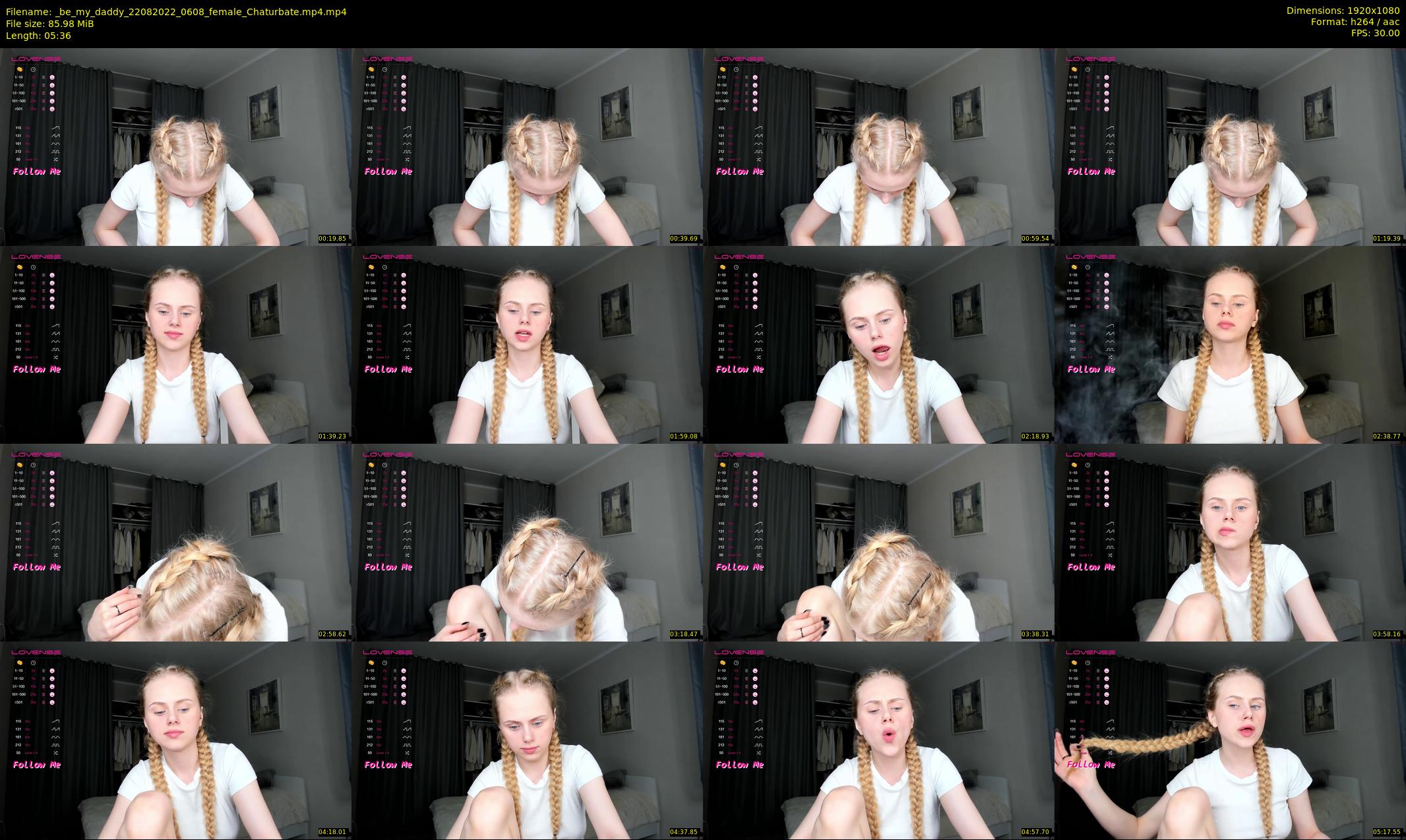 _be_my_daddy — 6 minute Chaturbate female cam show recording, 1080p, Aug 22, 2022