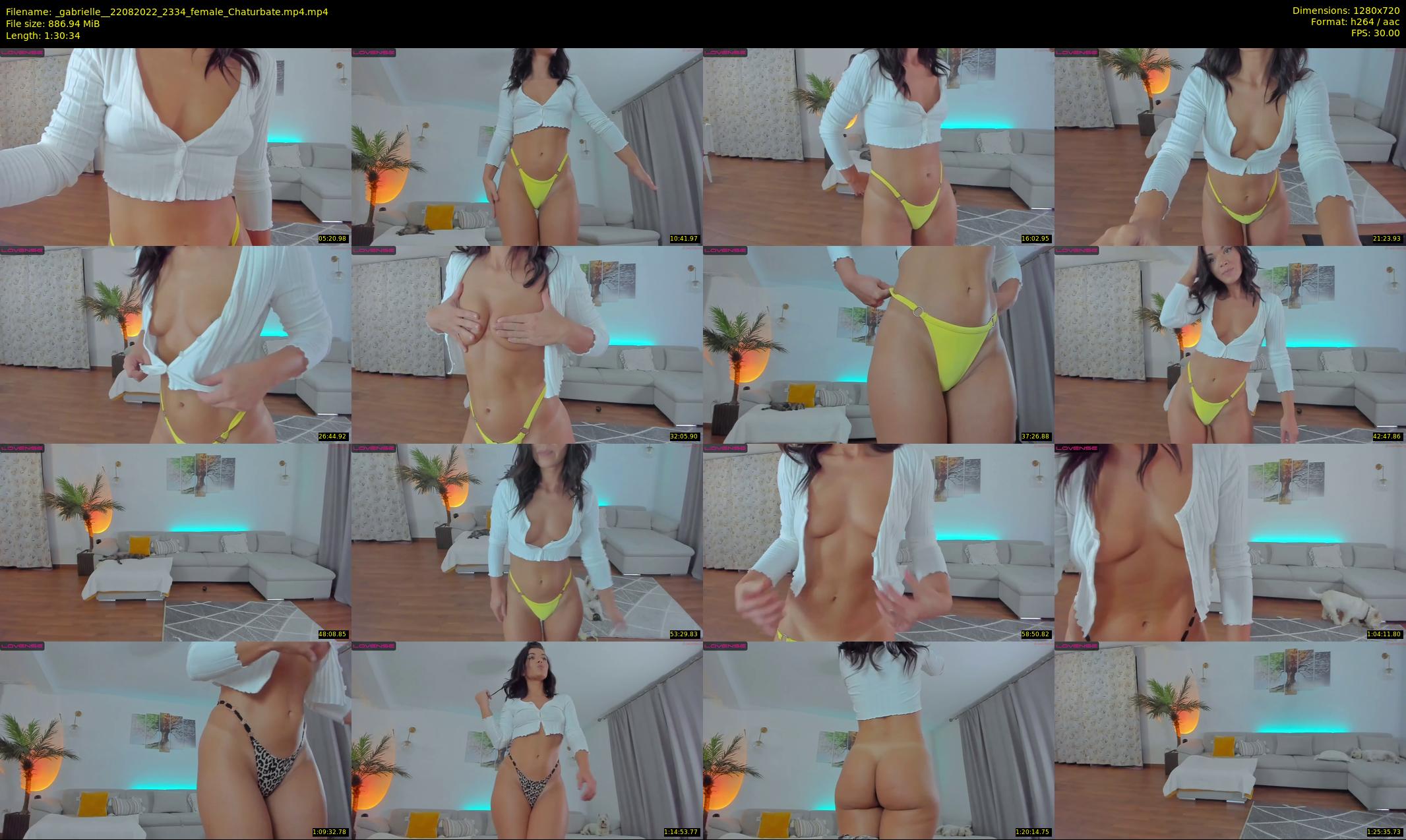_gabrielle_ — 91 minute Chaturbate female cam show recording, 720p, Aug 22, 2022