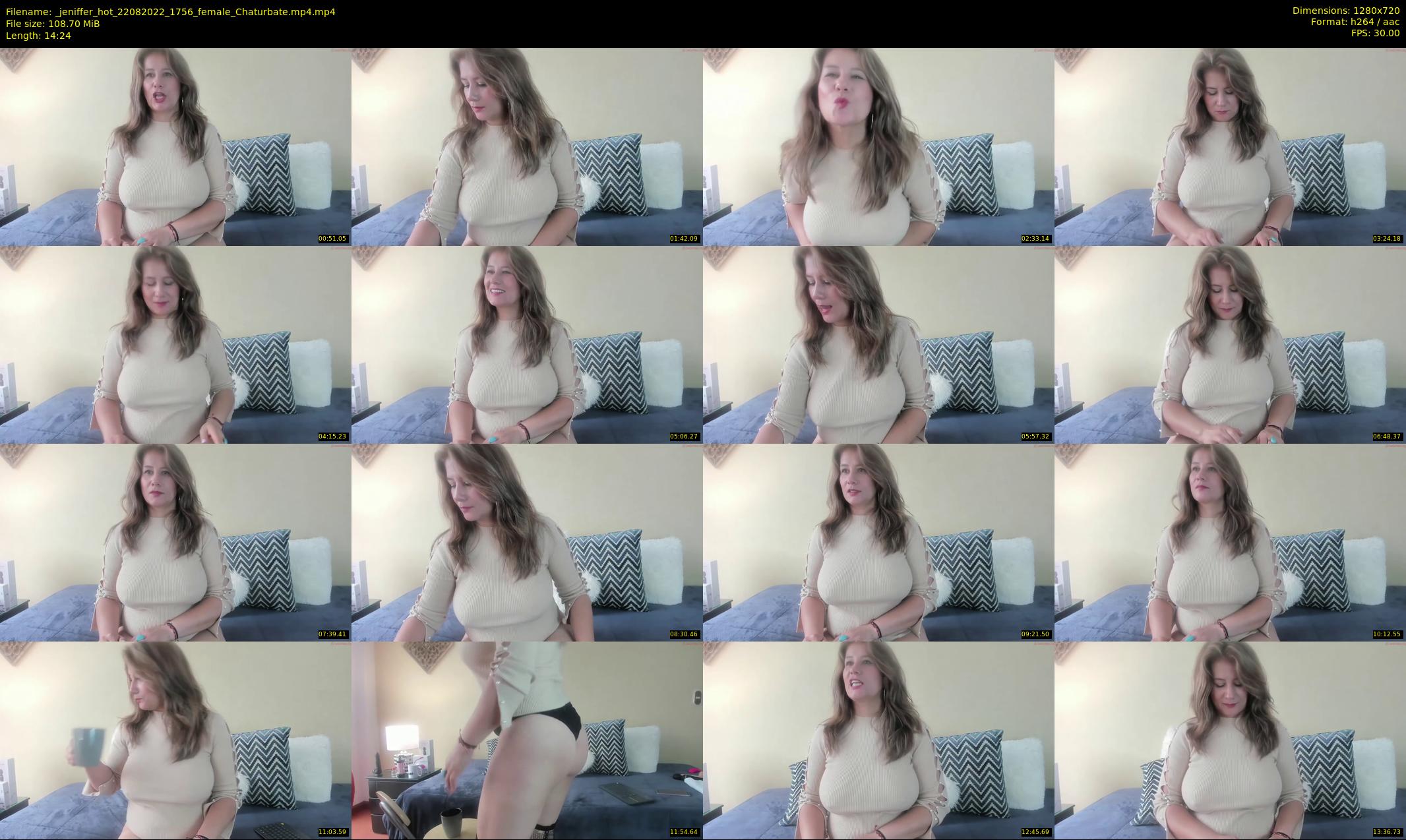 _jeniffer_hot — 15 minute Chaturbate female cam show recording, 720p, Aug 22, 2022