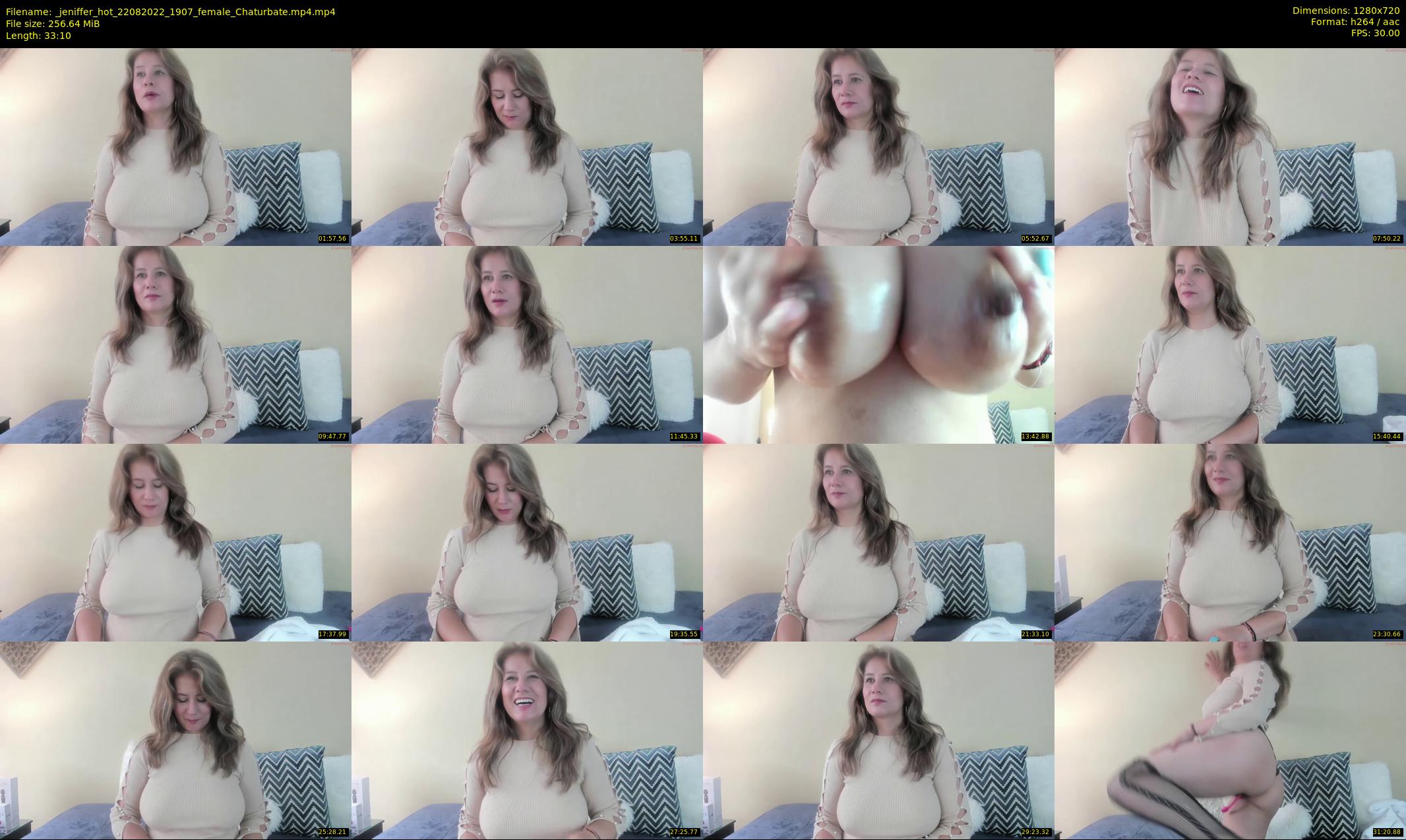 _jeniffer_hot — 34 minute Chaturbate female cam show recording, 720p, Aug 22, 2022