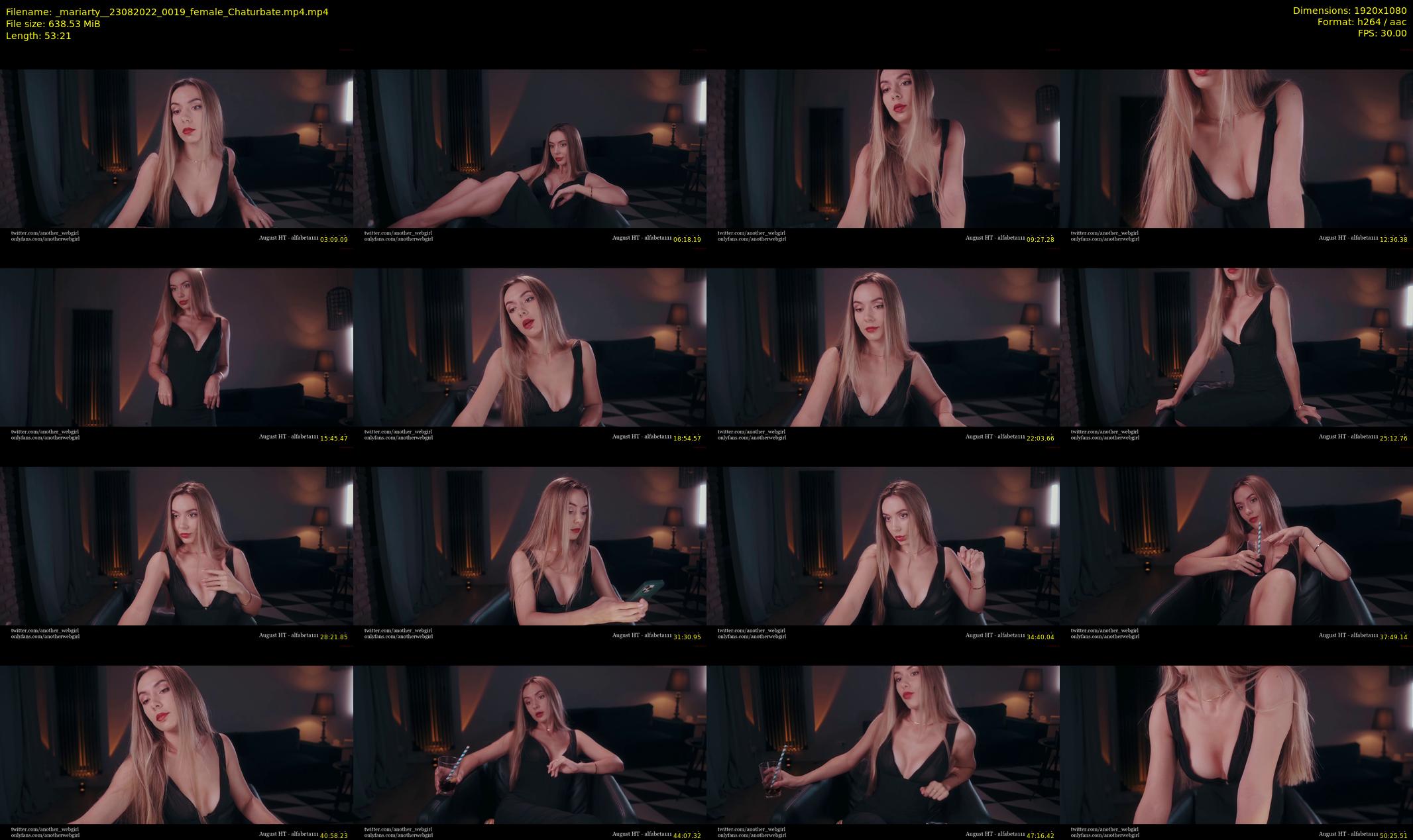 _mariarty_ — 54 minute Chaturbate female cam show recording, 1080p, Aug 23, 2022