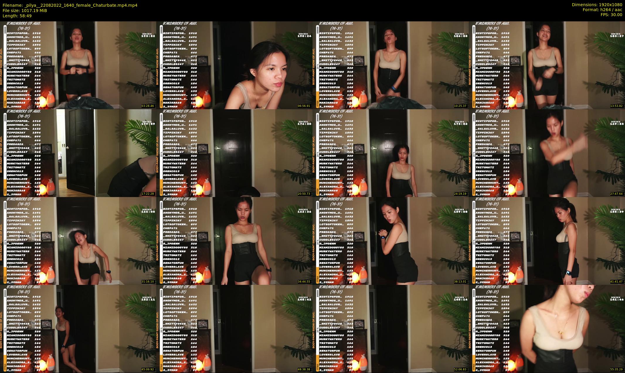 _pilya_ — 59 minute Chaturbate female cam show recording, 1080p, Aug 22, 2022