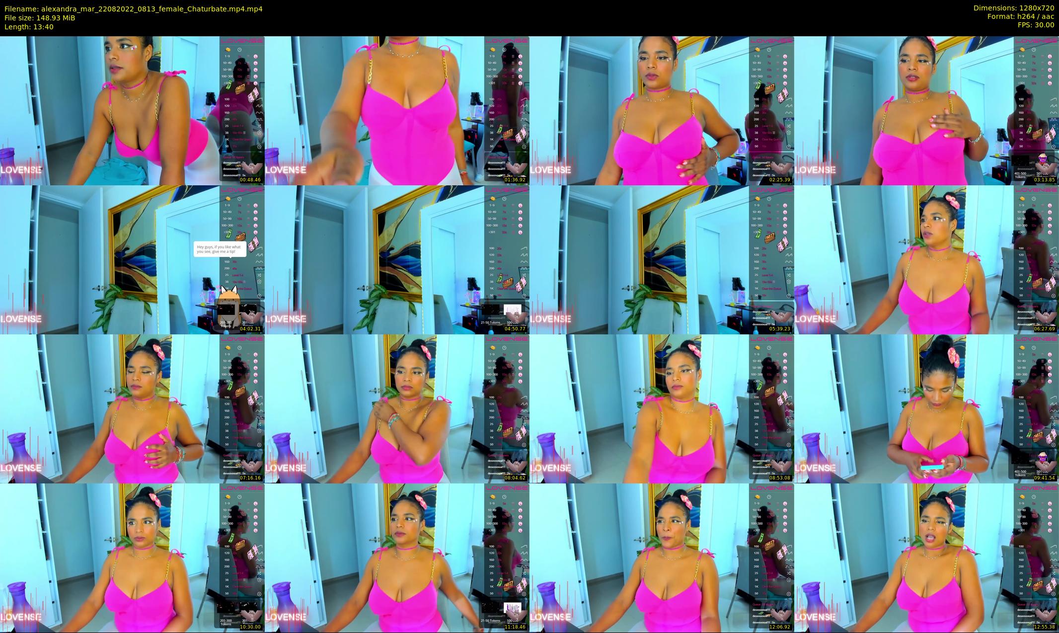 alexandra_mar — 14 minute Chaturbate female cam show recording, 720p, Aug 22, 2022