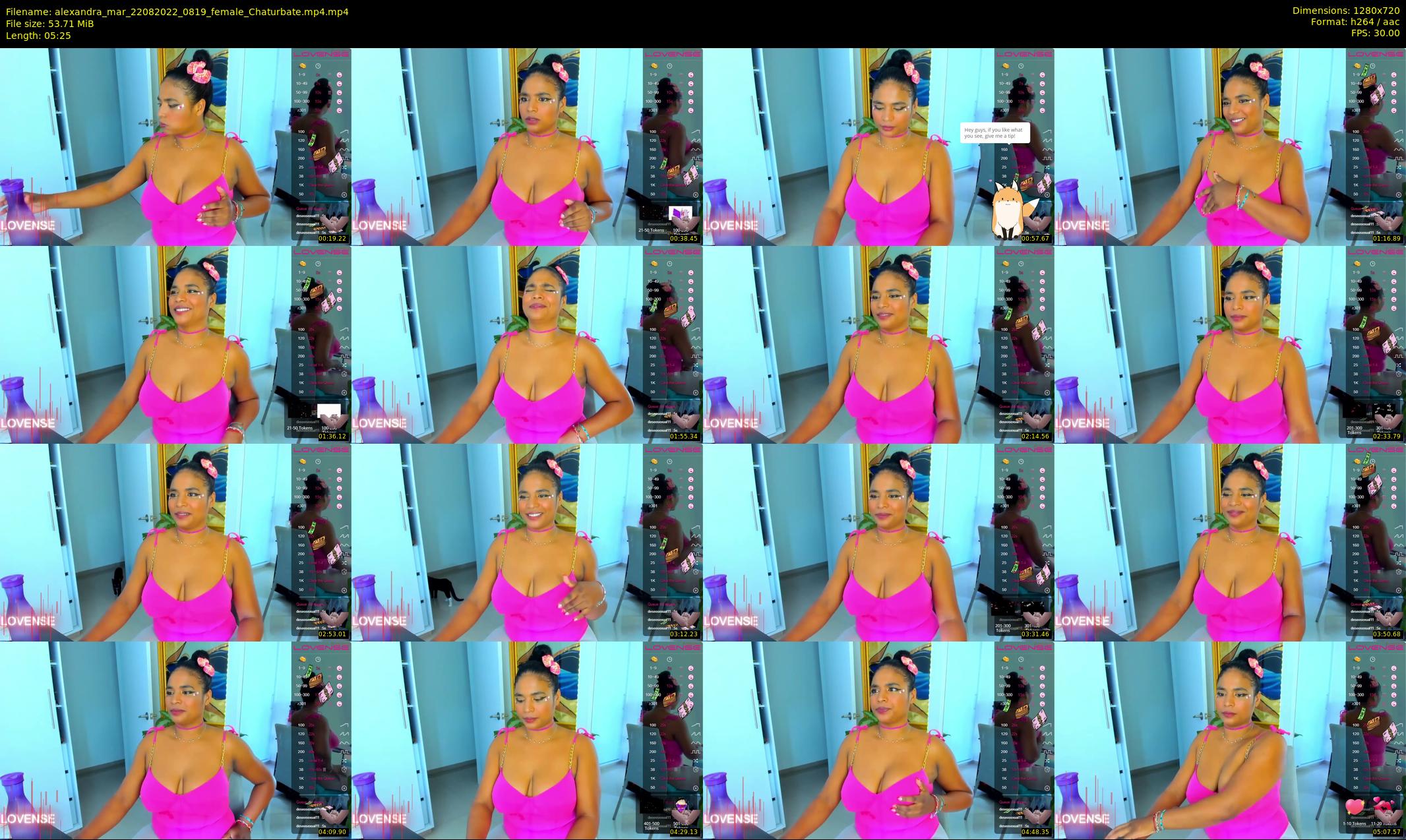 alexandra_mar — 6 minute Chaturbate female cam show recording, 720p, Aug 22, 2022