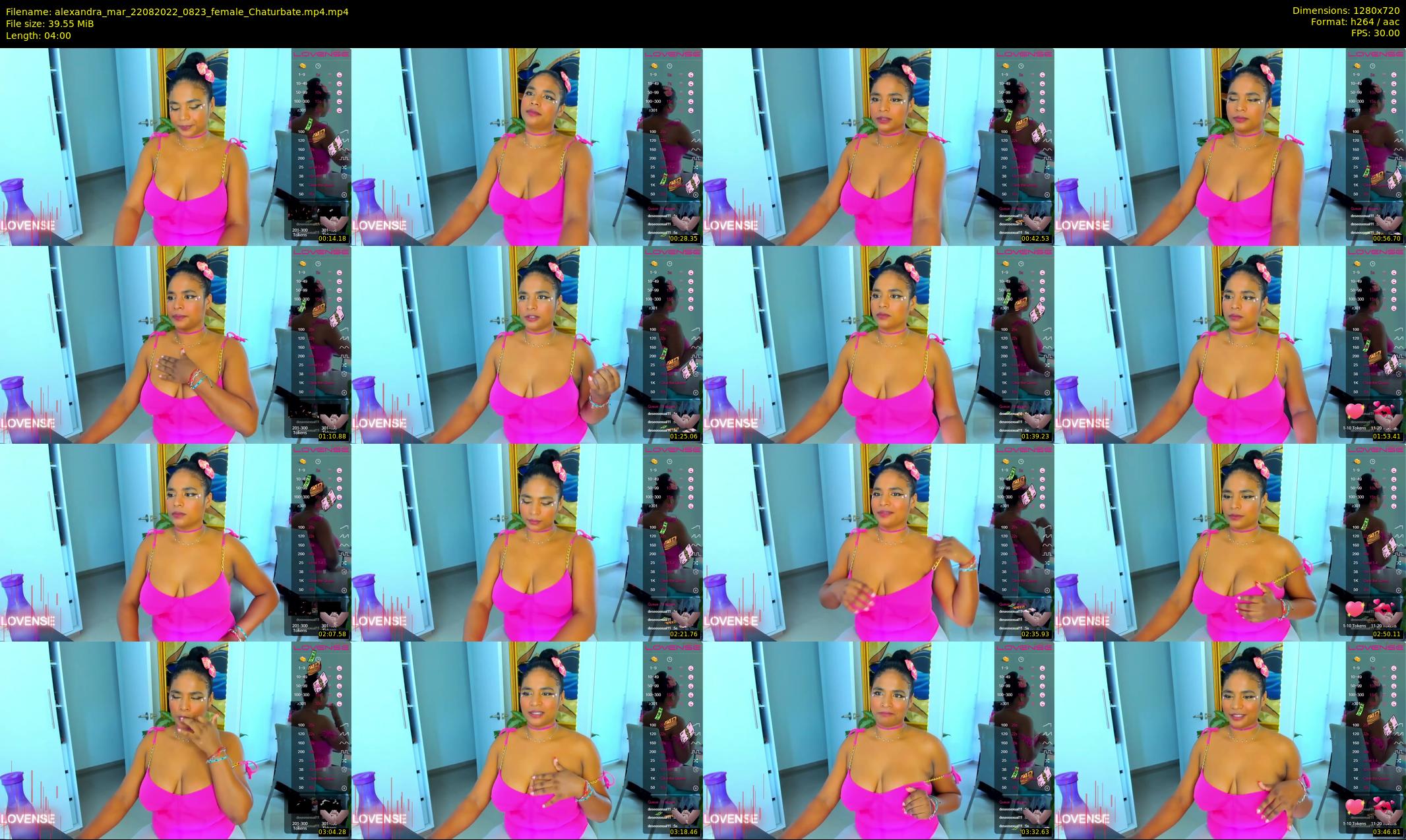 alexandra_mar — 4 minute Chaturbate female cam show recording, 720p, Aug 22, 2022