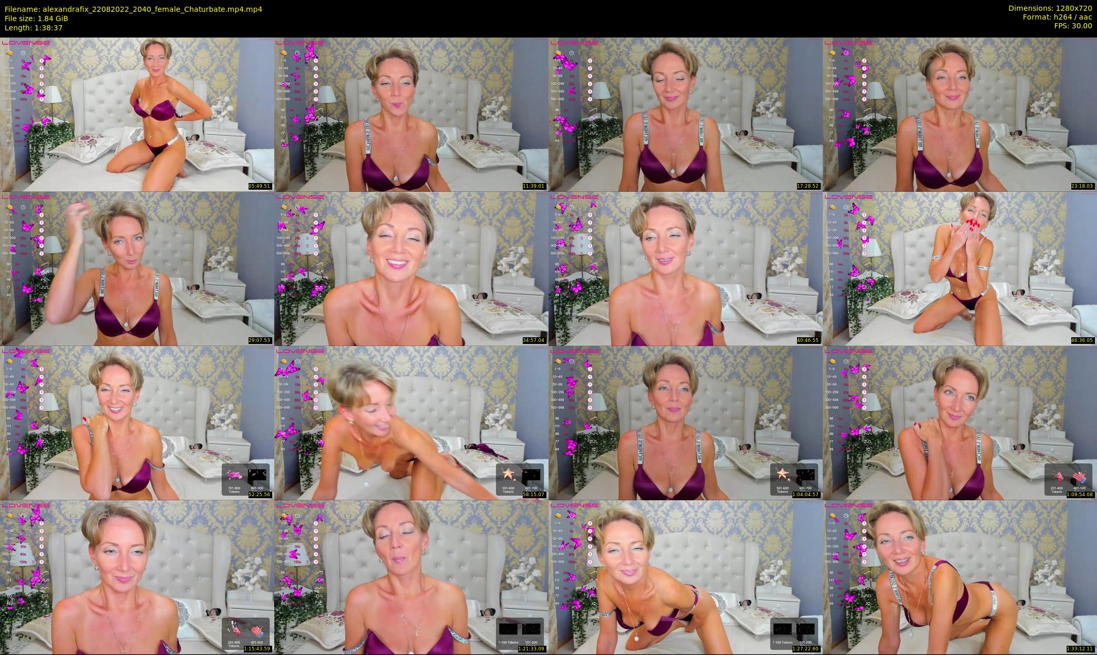 alexandrafix — 99 minute Chaturbate female cam show recording, 720p, Aug 22, 2022