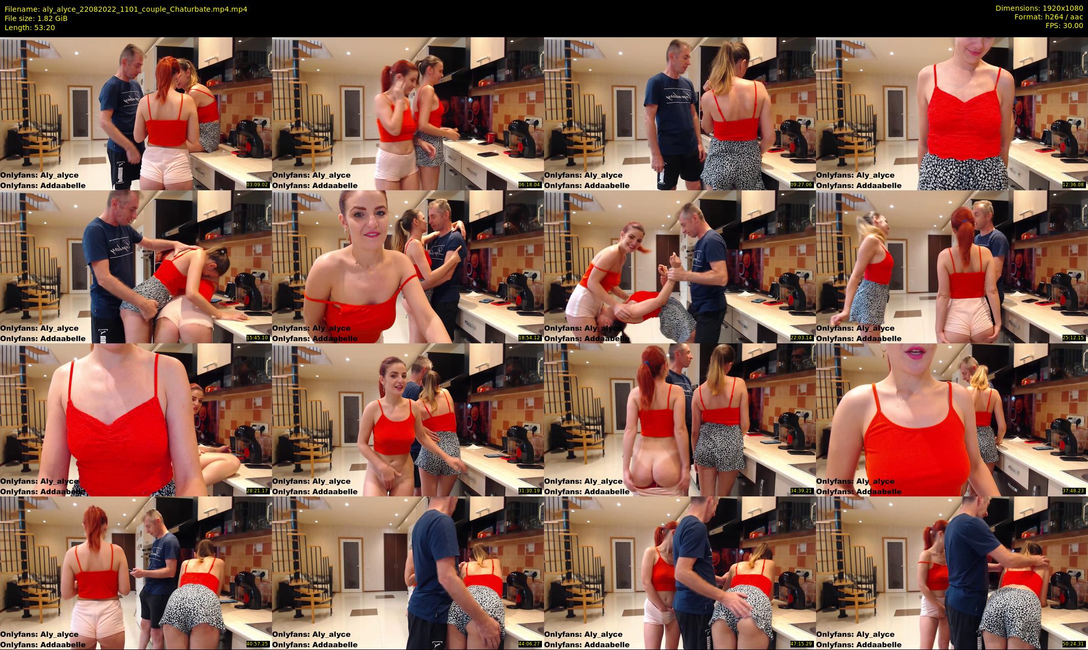 aly_alyce — 54 minute Chaturbate female cam show recording, 1080p, Aug 22, 2022