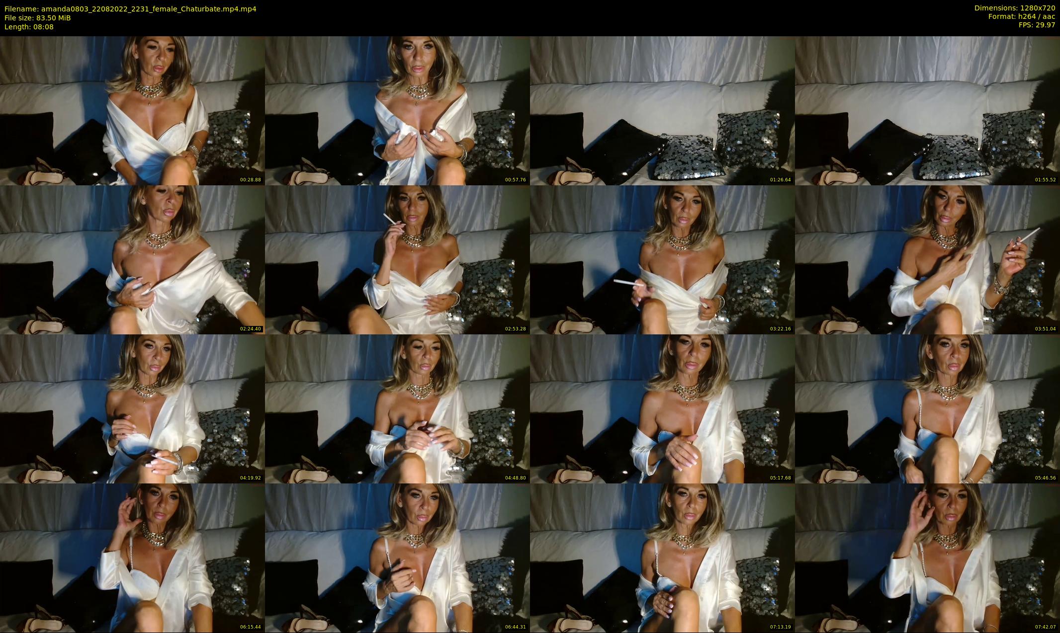 amanda0803 — 9 minute Chaturbate female cam show recording, 720p, Aug 22, 2022