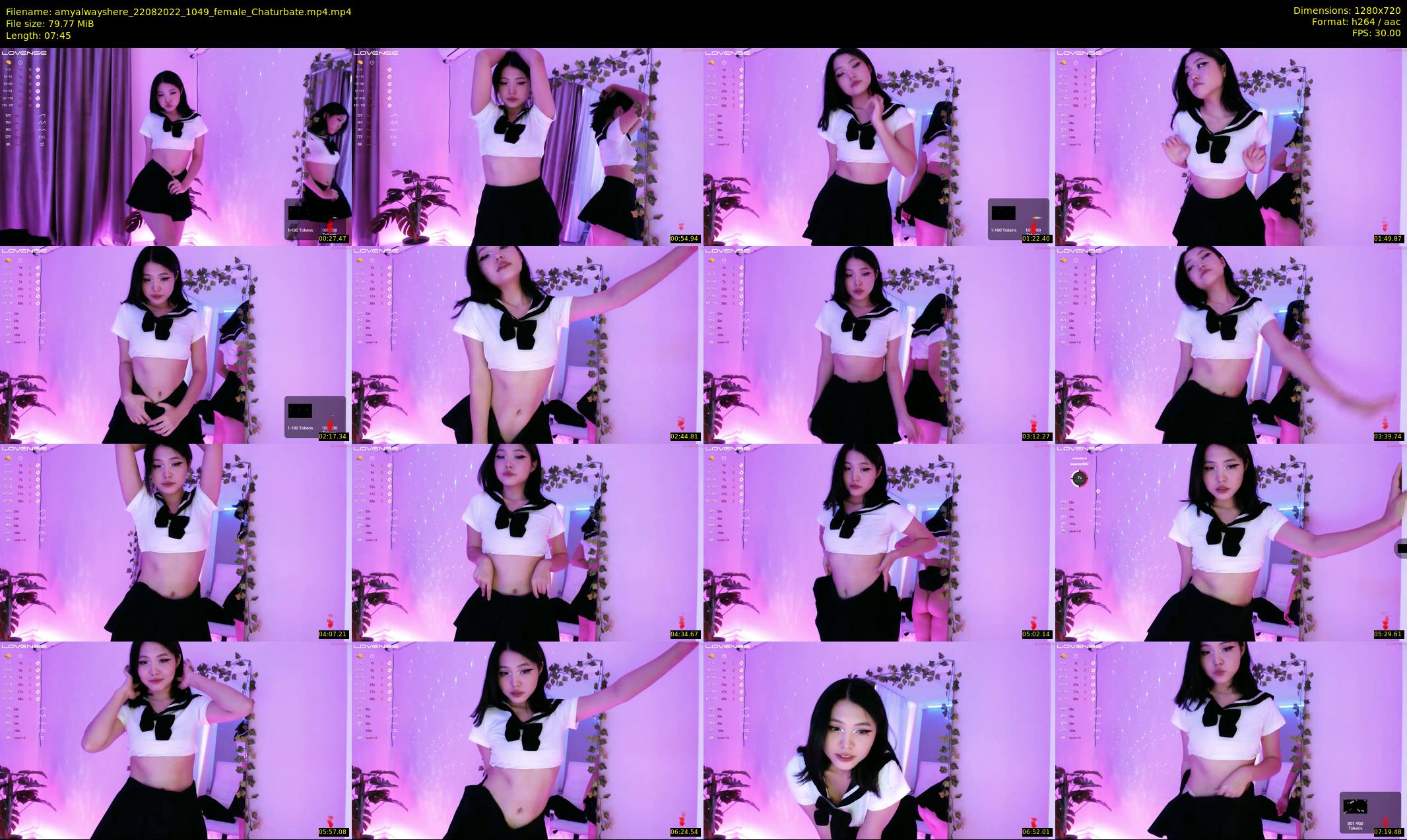 amyalwayshere — 8 minute Chaturbate female cam show recording, 720p, Aug 22, 2022