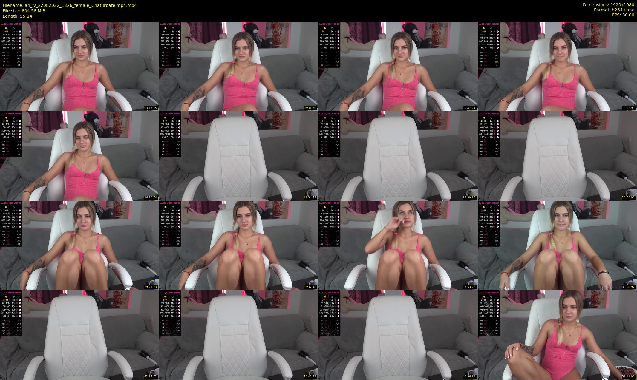 an_iv — 56 minute Chaturbate female cam show recording, 1080p, Aug 22, 2022
