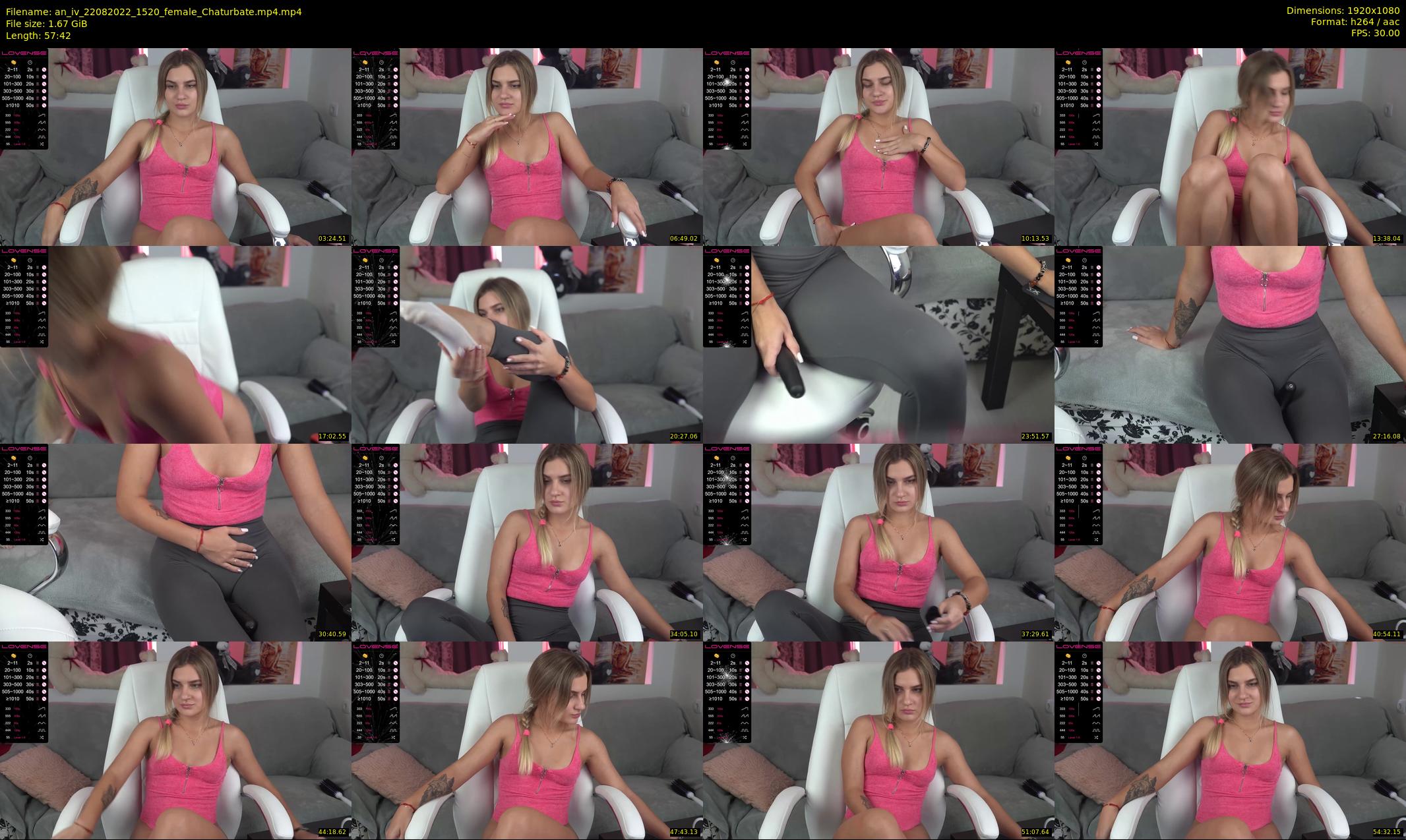 an_iv — 58 minute Chaturbate female cam show recording, 1080p, Aug 22, 2022