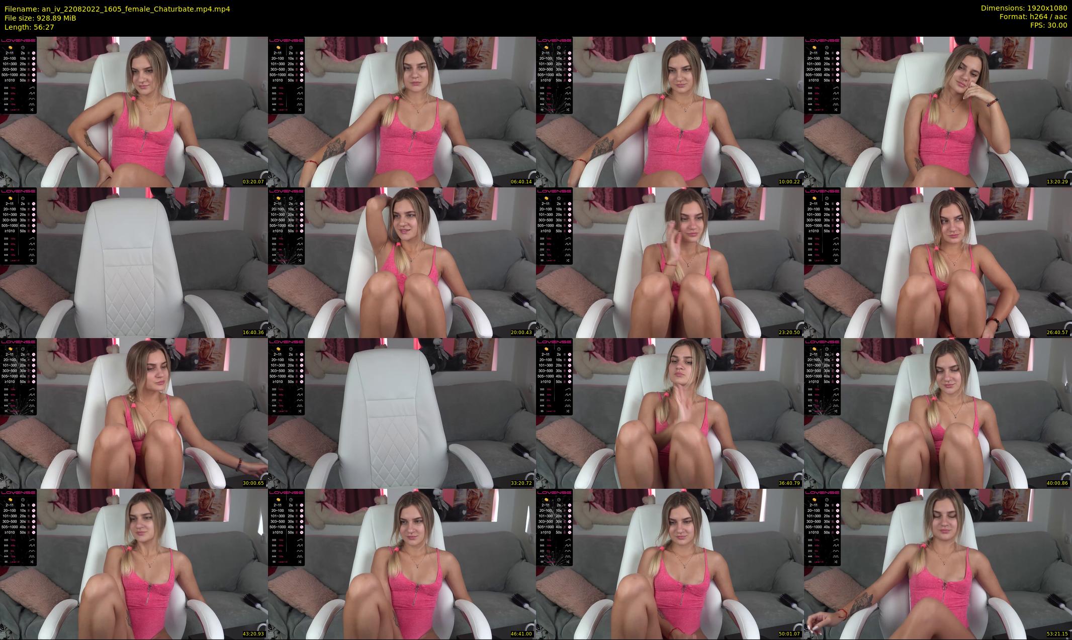 an_iv — 57 minute Chaturbate female cam show recording, 1080p, Aug 22, 2022