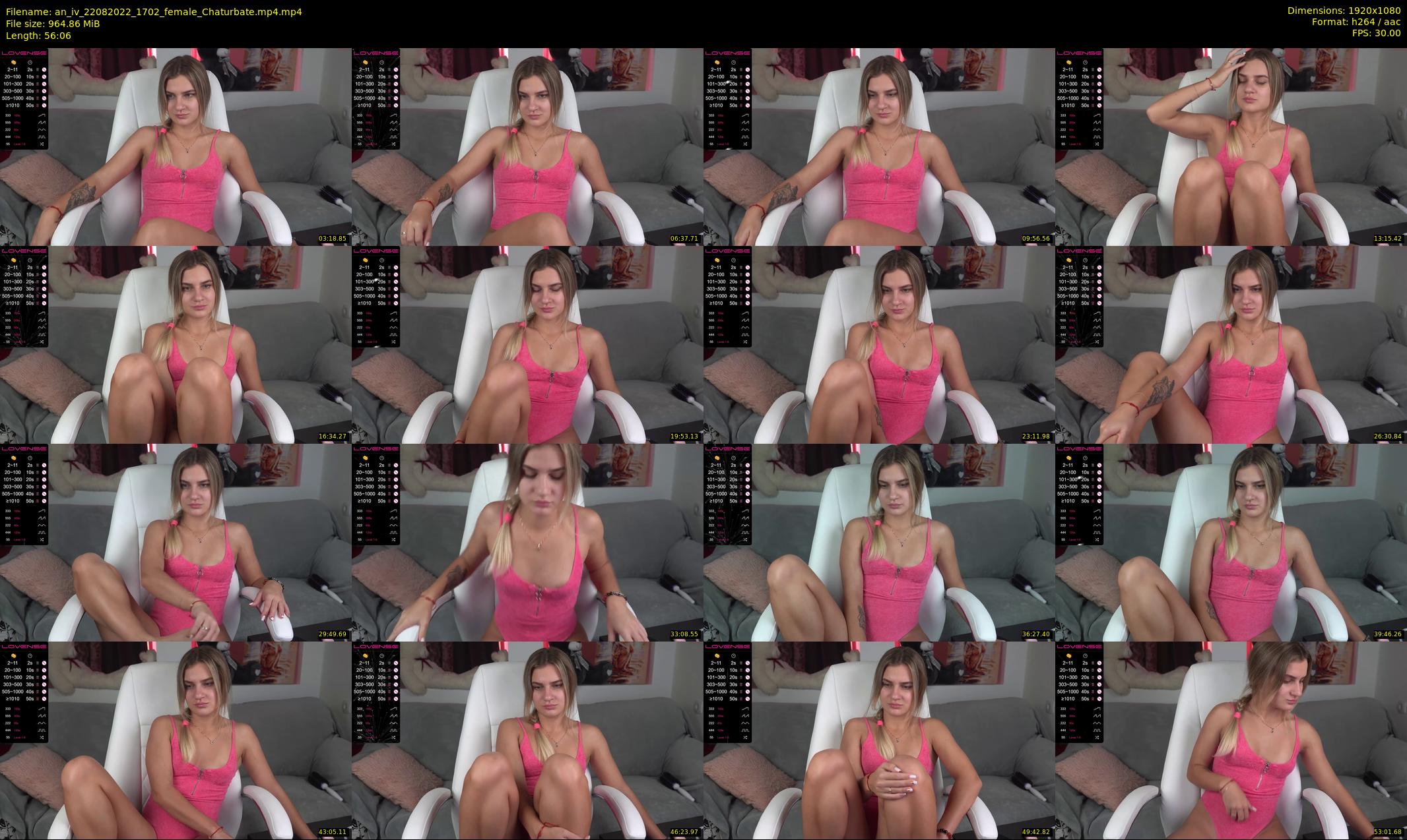 an_iv — 57 minute Chaturbate female cam show recording, 1080p, Aug 22, 2022