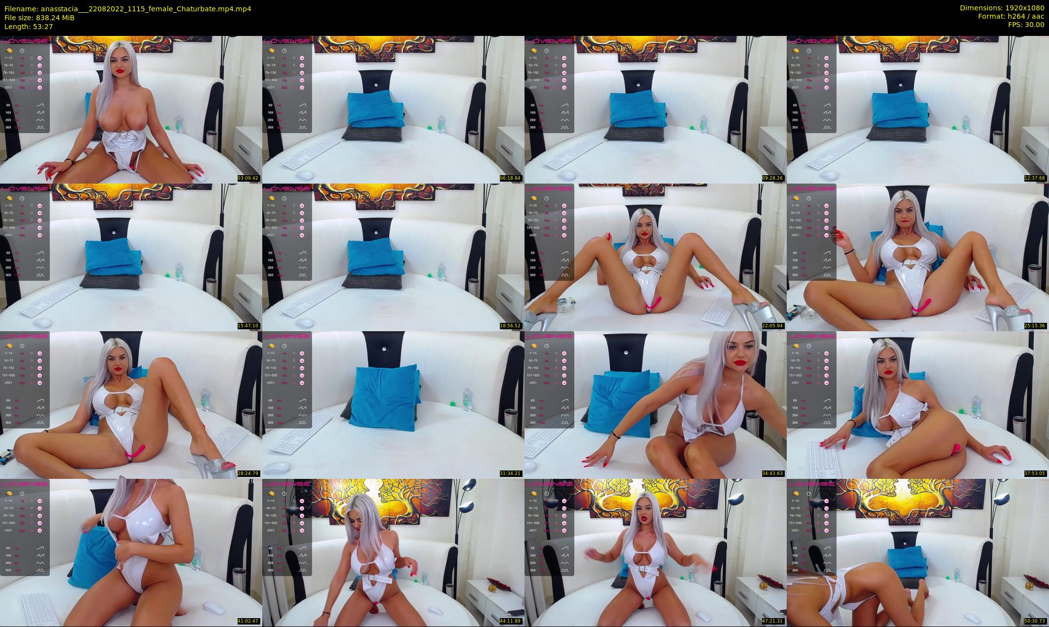 anasstacia__ — 54 minute Chaturbate female cam show recording, 1080p, Aug 22, 2022