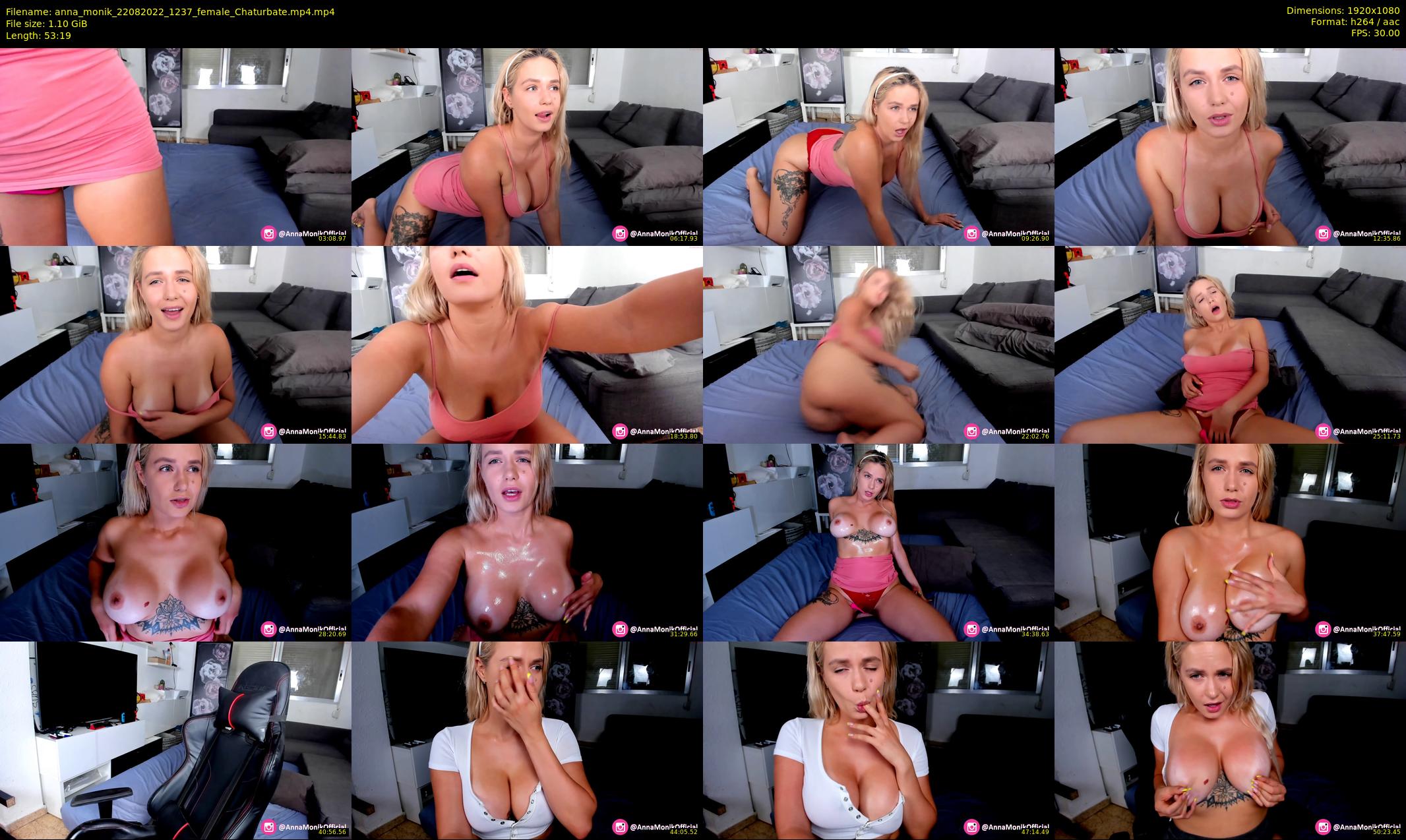 anna_monik — 54 minute Chaturbate couple cam show recording, 1080p, Aug 22, 2022