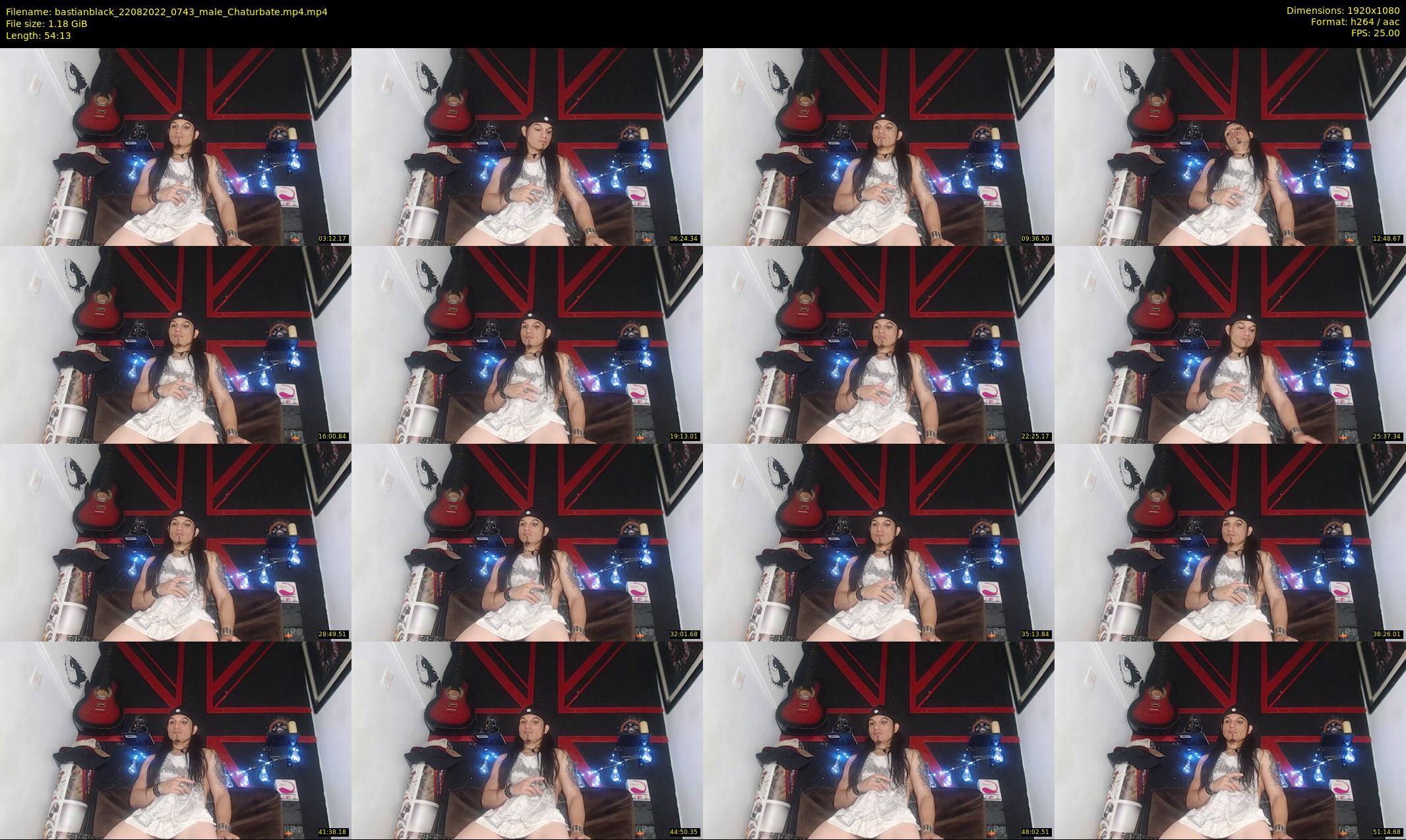 bastianblack — 55 minute Chaturbate male cam show recording, 1080p, Aug 22, 2022