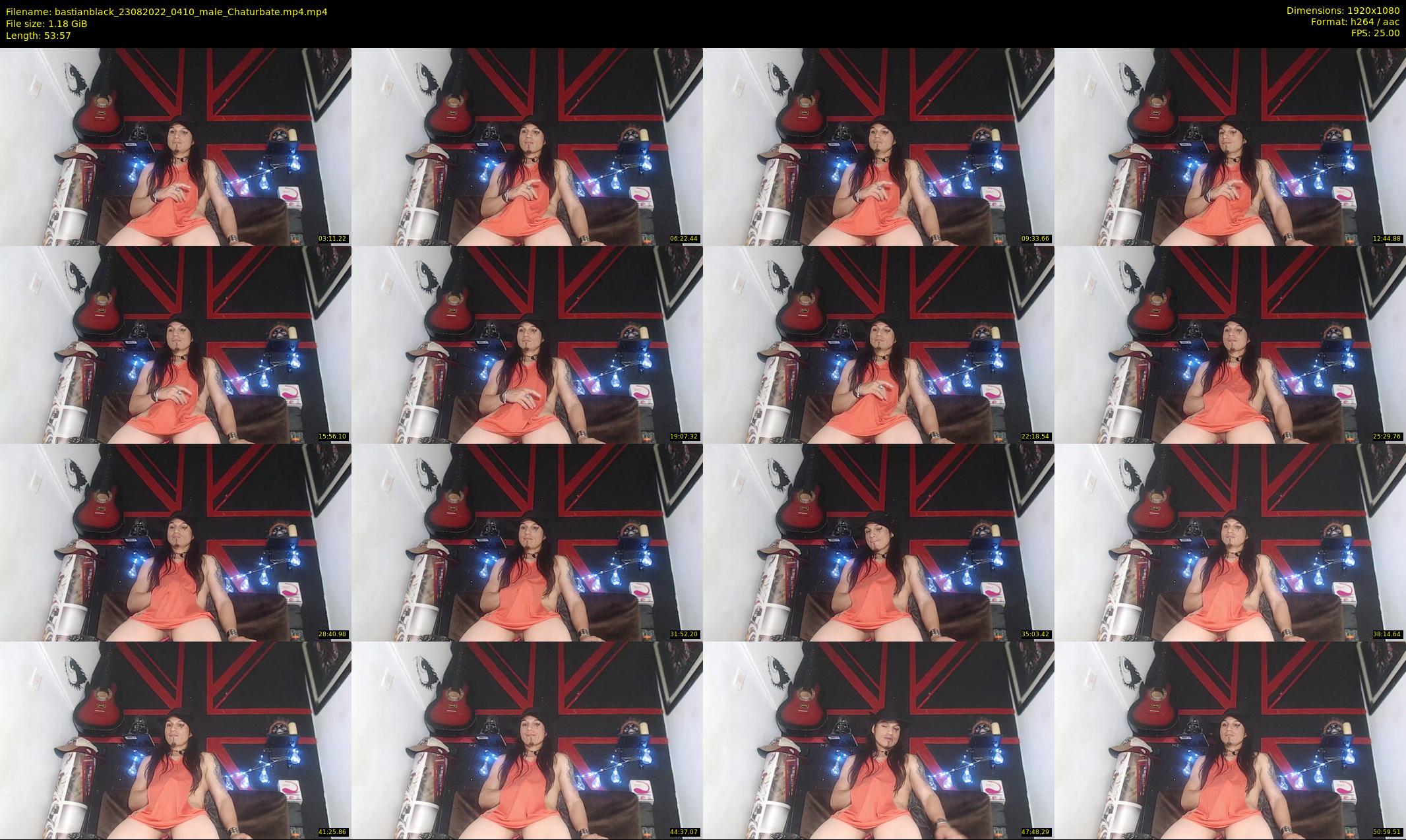 bastianblack — 54 minute Chaturbate male cam show recording, 1080p, Aug 23, 2022