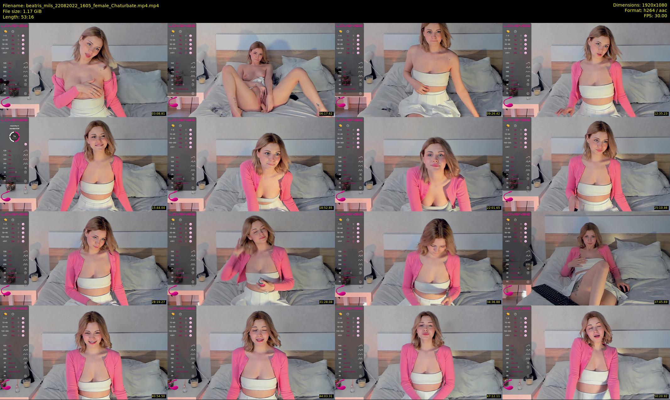 beatris_mils — 54 minute Chaturbate female cam show recording, 1080p, Aug 22, 2022