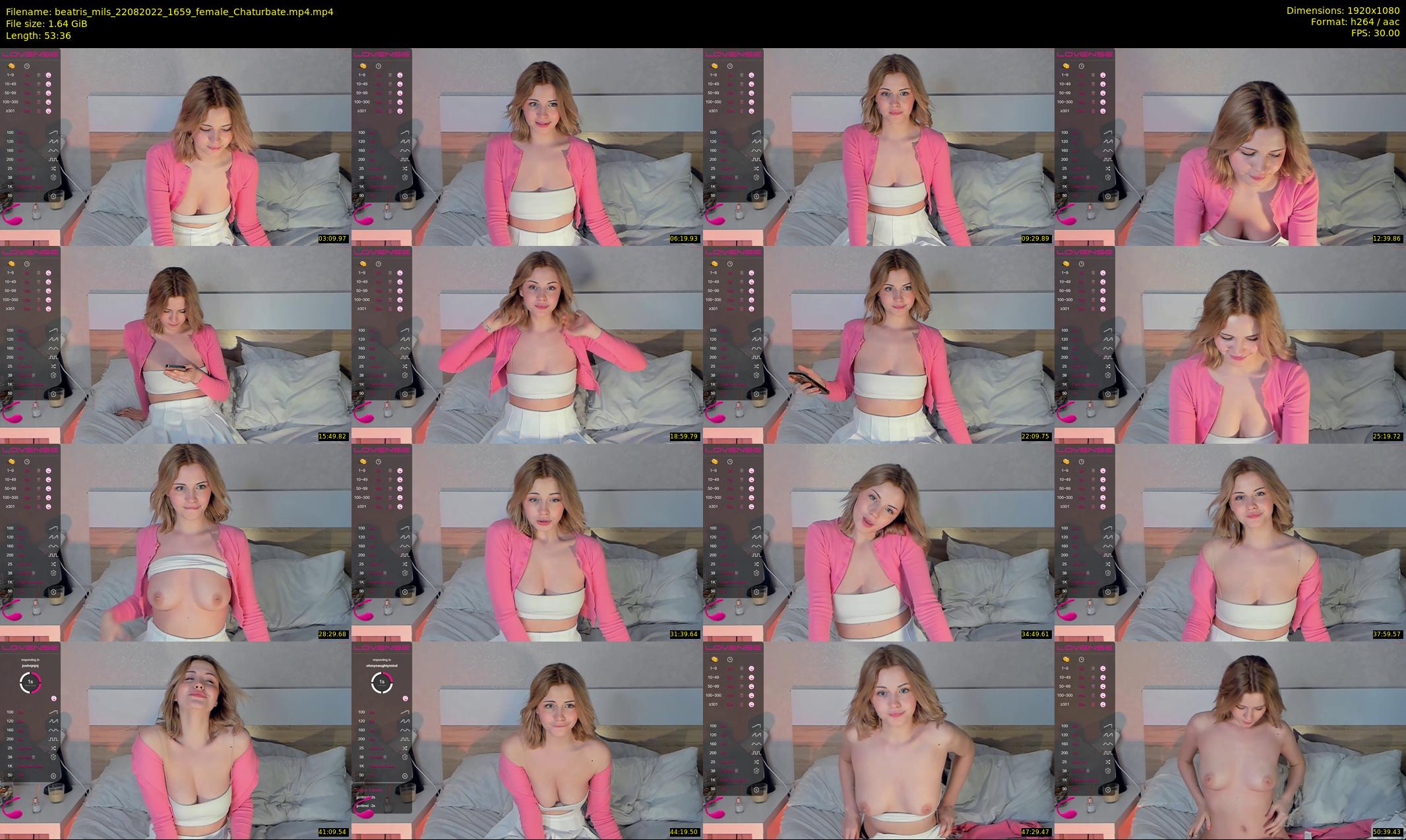 beatris_mils — 54 minute Chaturbate female cam show recording, 1080p, Aug 22, 2022