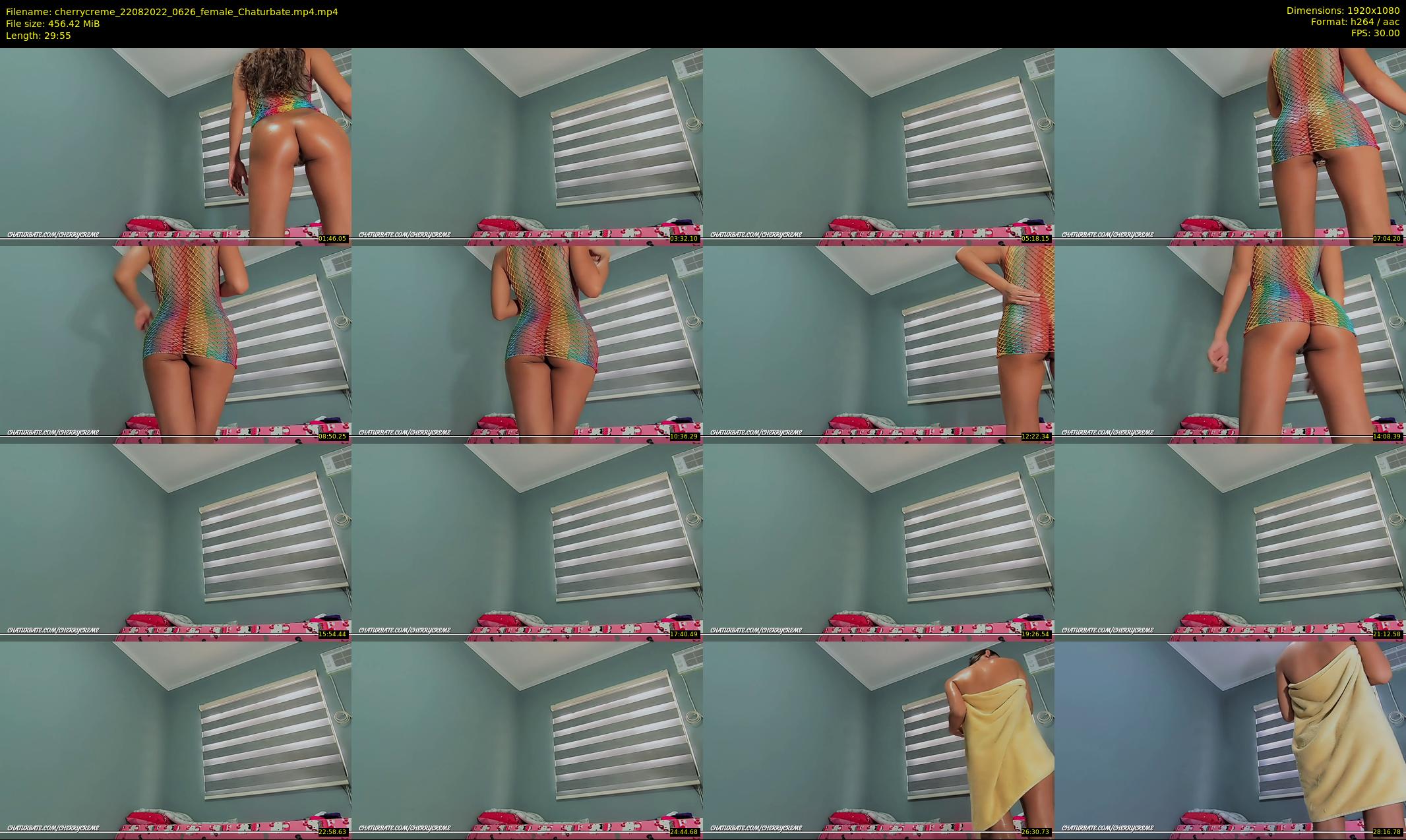 cherrycreme — 30 minute Chaturbate female cam show recording, 1080p, Aug 22, 2022