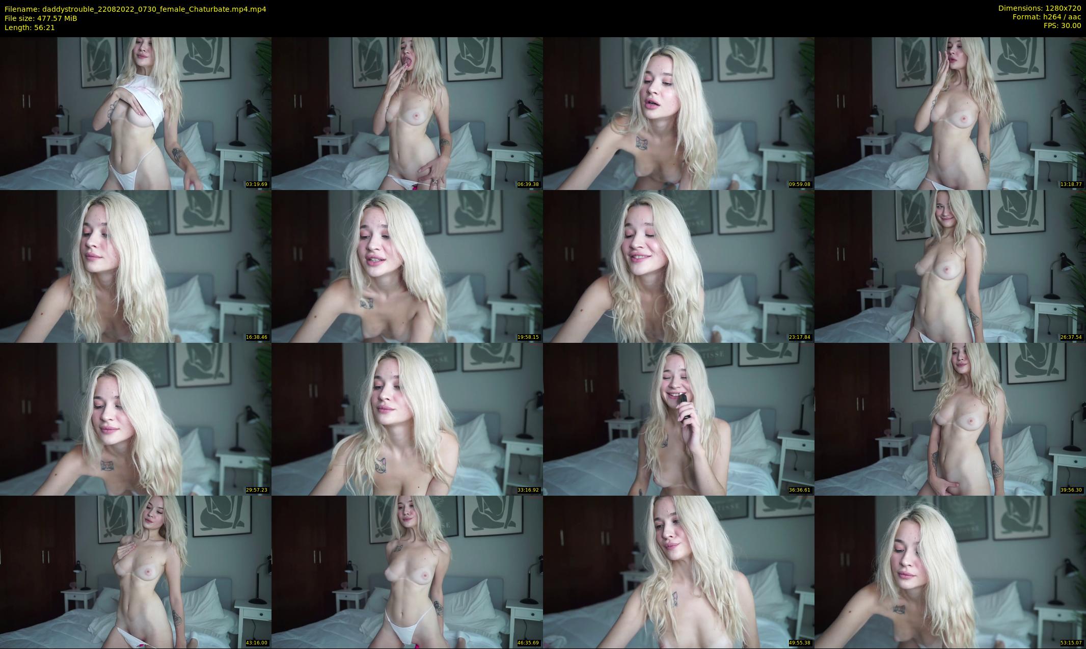 daddystrouble — 57 minute Chaturbate female cam show recording, 720p, Aug 22, 2022