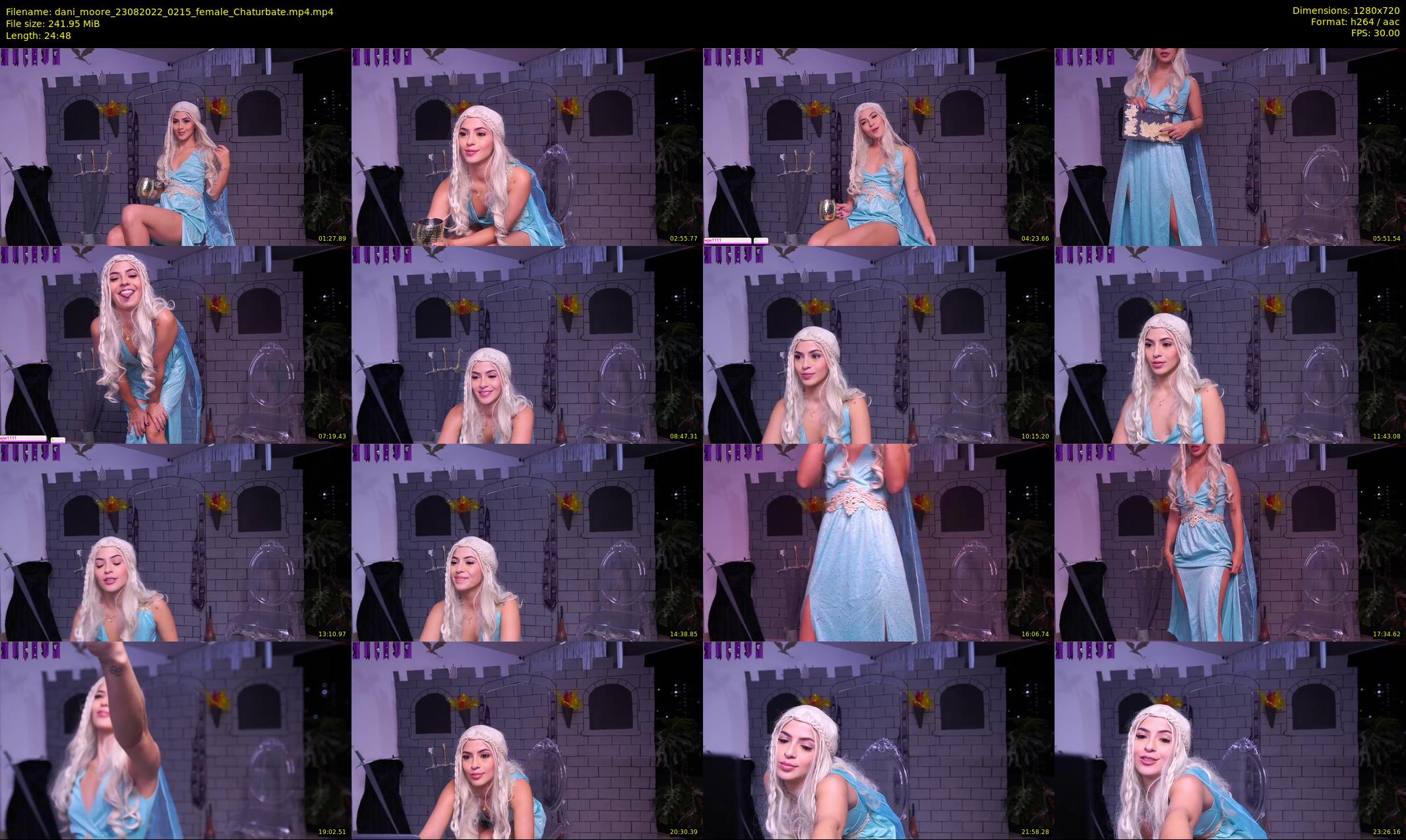 dani_moore — 25 minute Chaturbate female cam show recording, 720p, Aug 23, 2022