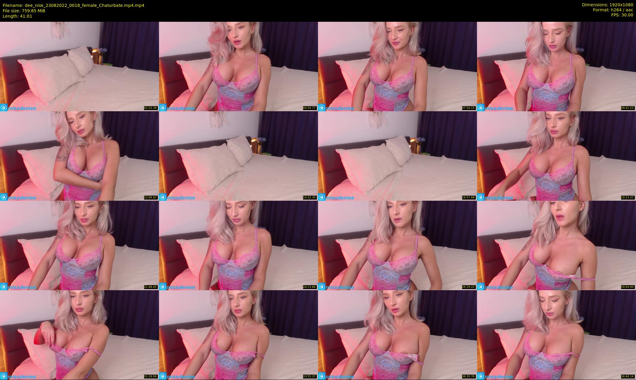 dee_nise — 42 minute Chaturbate female cam show recording, 1080p, Aug 23, 2022