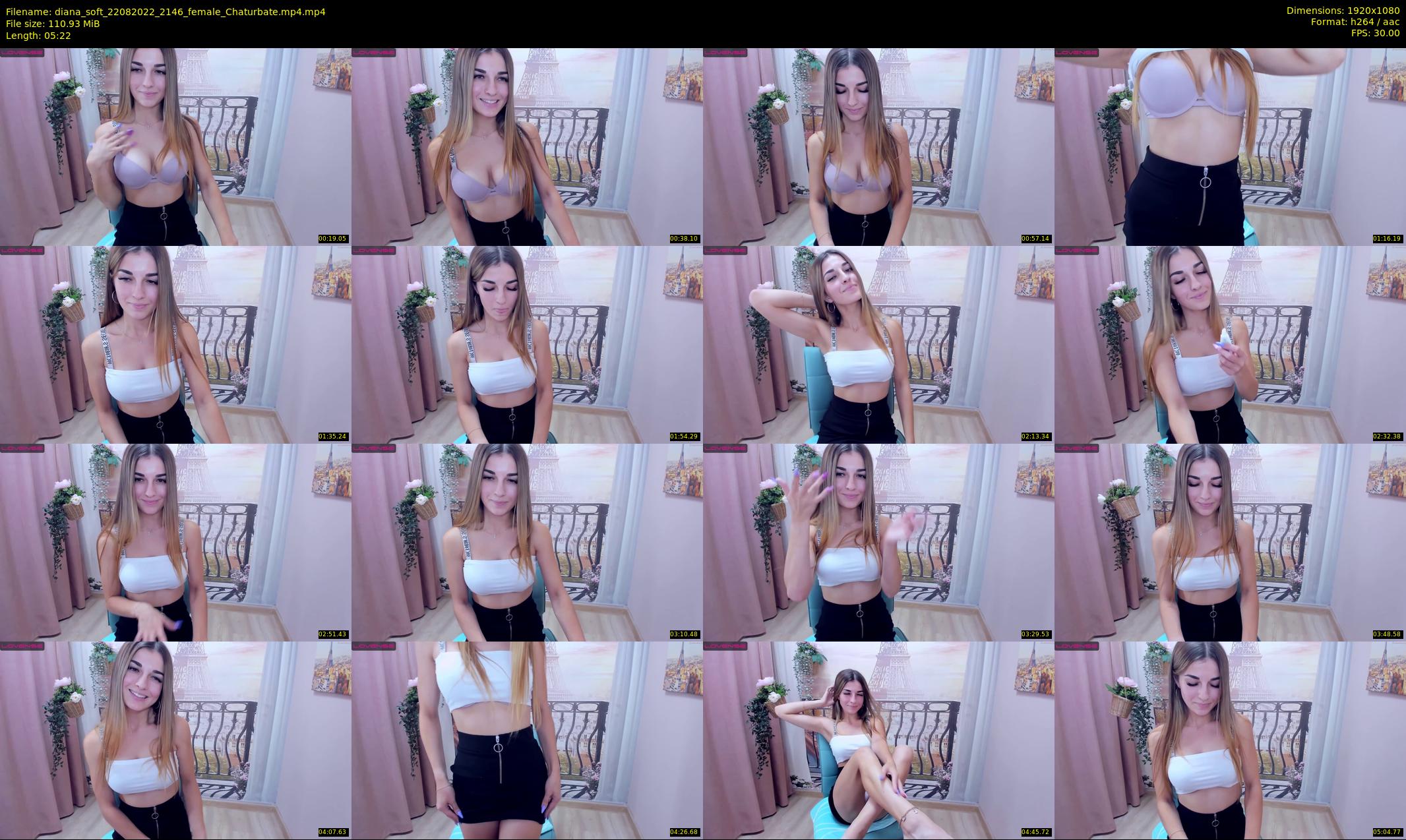 diana_soft — 6 minute Chaturbate female cam show recording, 1080p, Aug 22, 2022