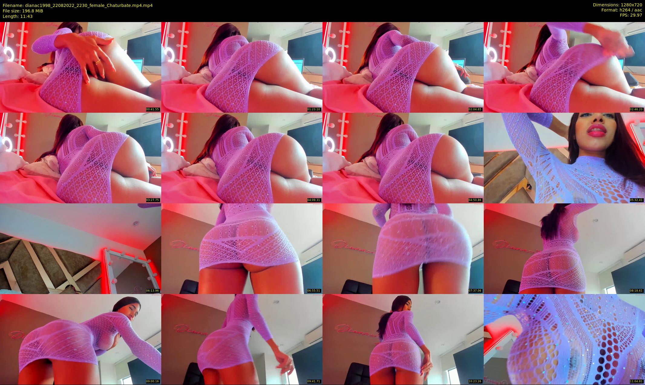 dianac1998 — 12 minute Chaturbate female cam show recording, 720p, Aug 22, 2022