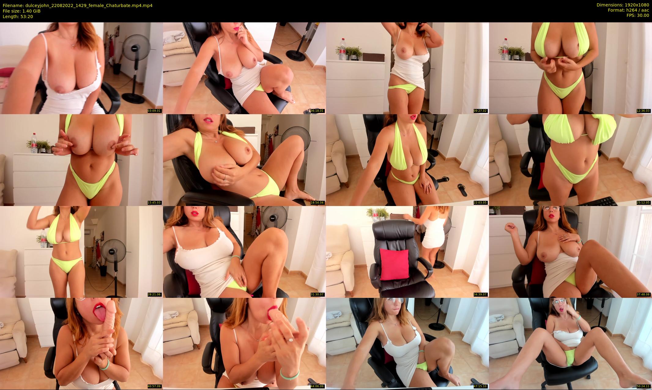 dulceyjohn — 54 minute Chaturbate female cam show recording, 1080p, Aug 22, 2022