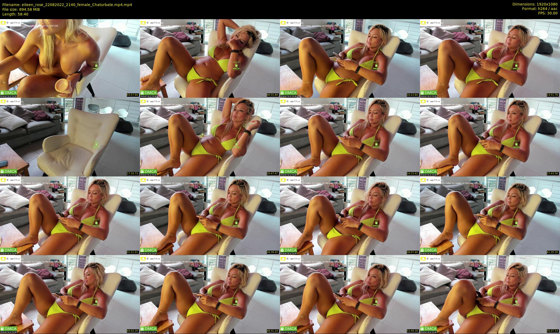 eileen_rose — 59 minute Chaturbate female cam show recording, 1080p, Aug 22, 2022