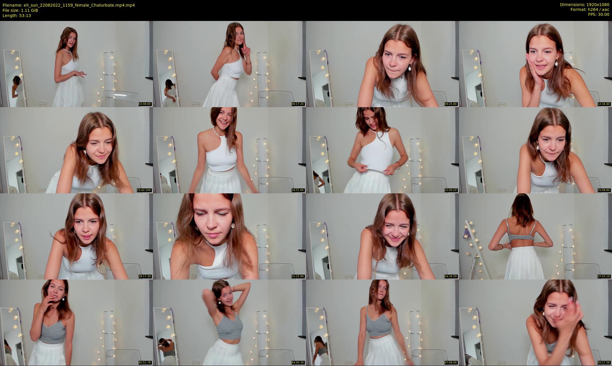 eli_sun — 54 minute Chaturbate female cam show recording, 1080p, Aug 22, 2022