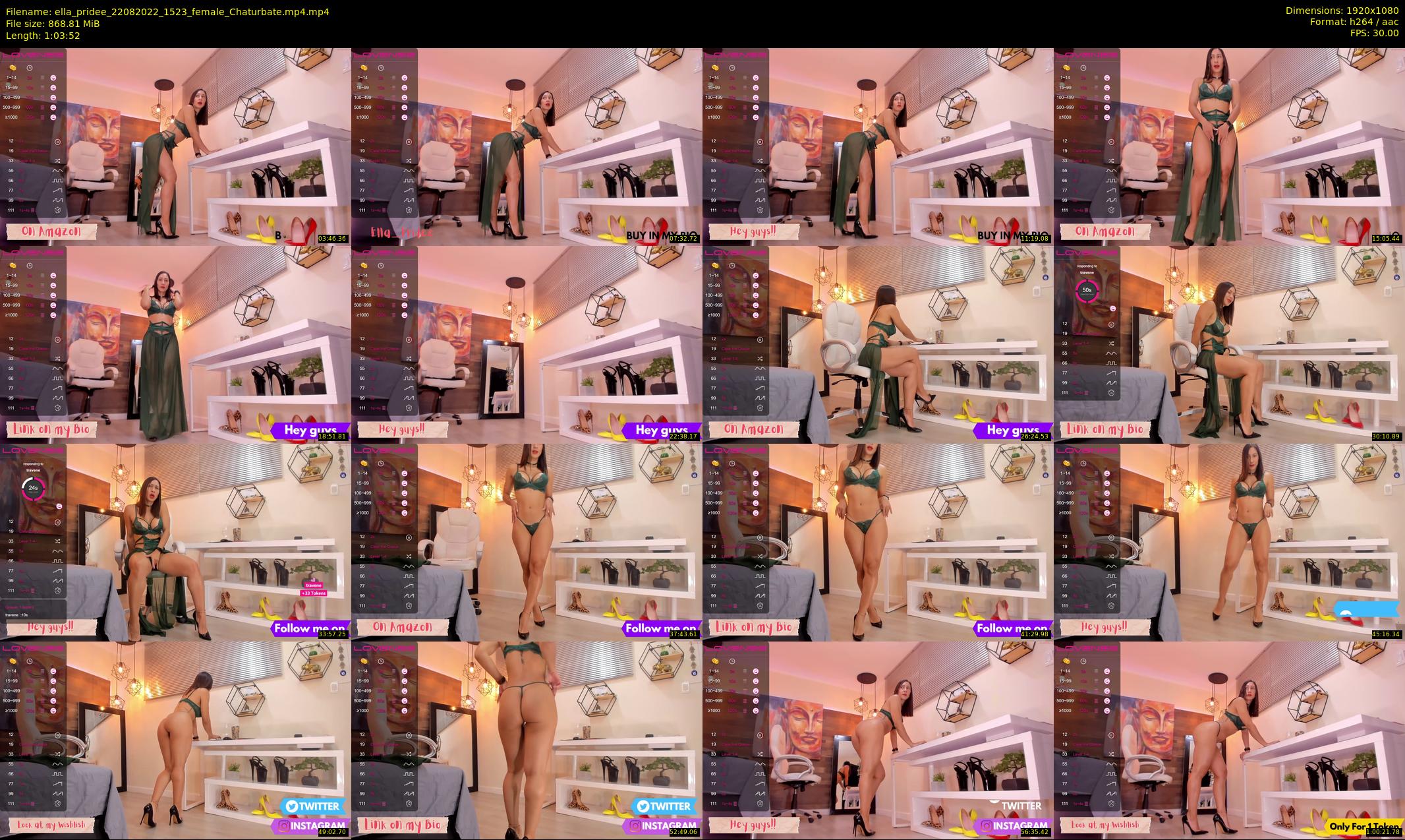 ella_pridee — 64 minute Chaturbate female cam show recording, 1080p, Aug 22, 2022