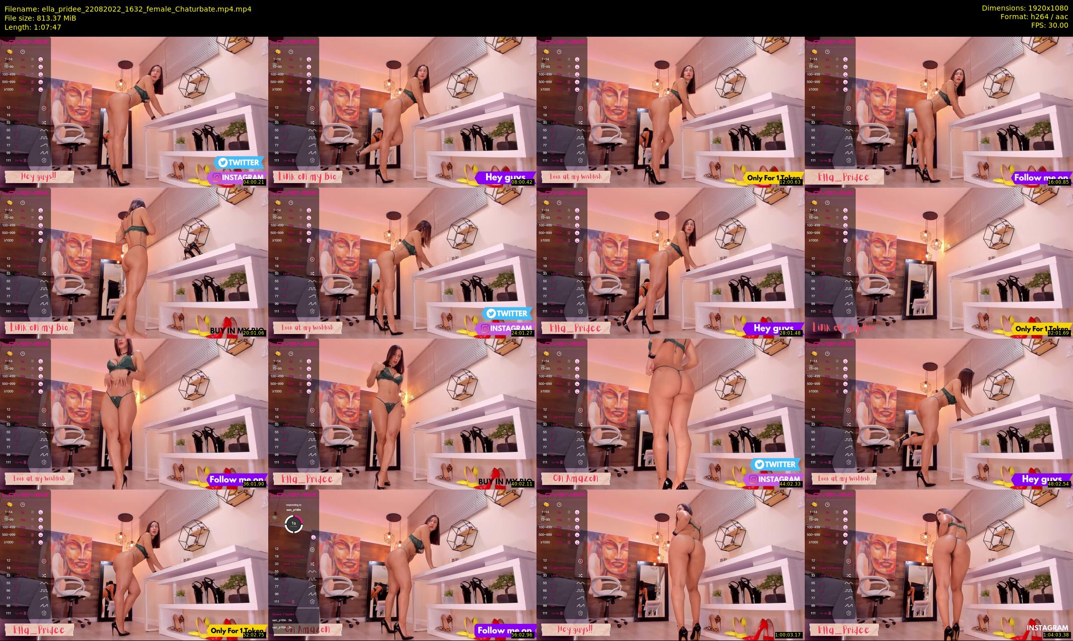 ella_pridee — 68 minute Chaturbate female cam show recording, 1080p, Aug 22, 2022