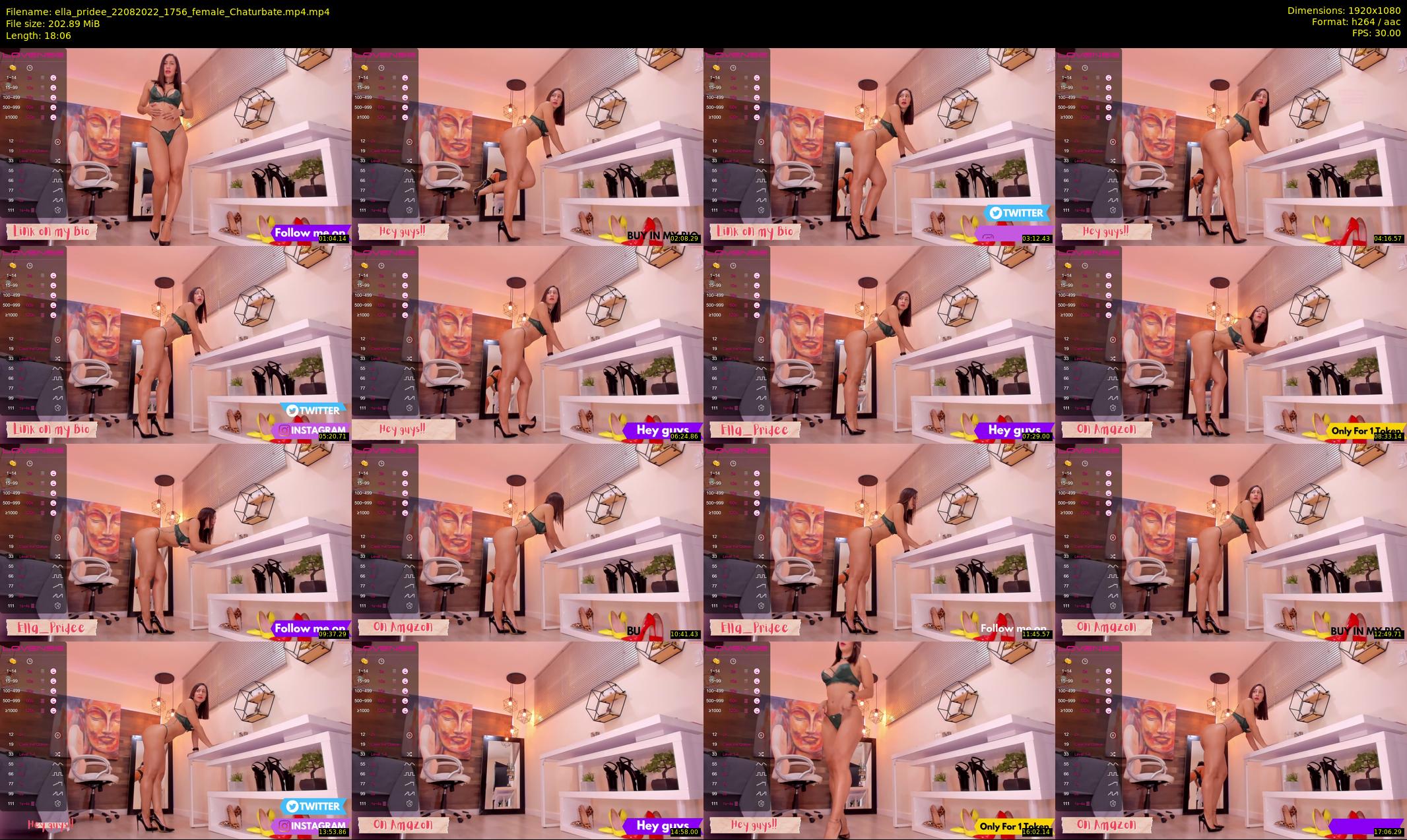 ella_pridee — 19 minute Chaturbate female cam show recording, 1080p, Aug 22, 2022