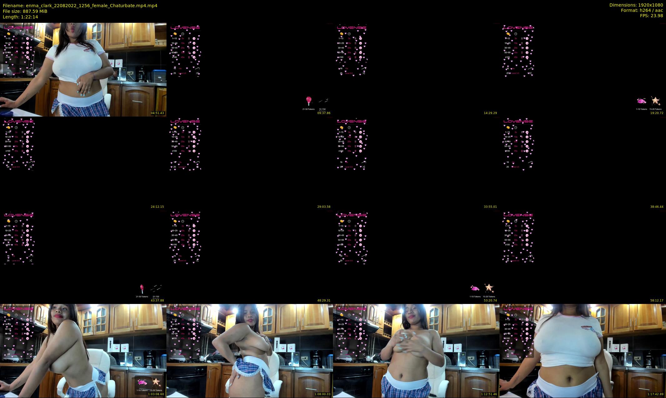 enma_clark — 83 minute Chaturbate female cam show recording, 1080p, Aug 22, 2022