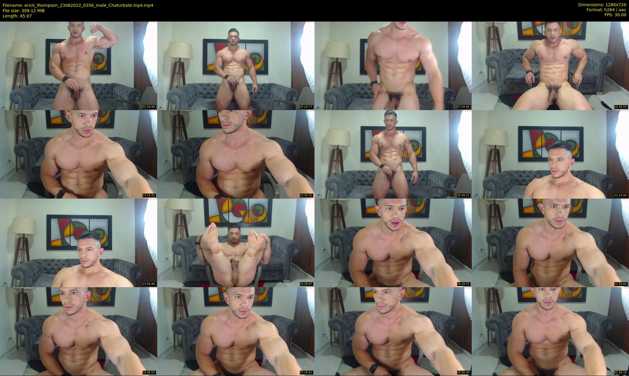 erick_thompson — 46 minute Chaturbate male cam show recording, 720p, Aug 23, 2022