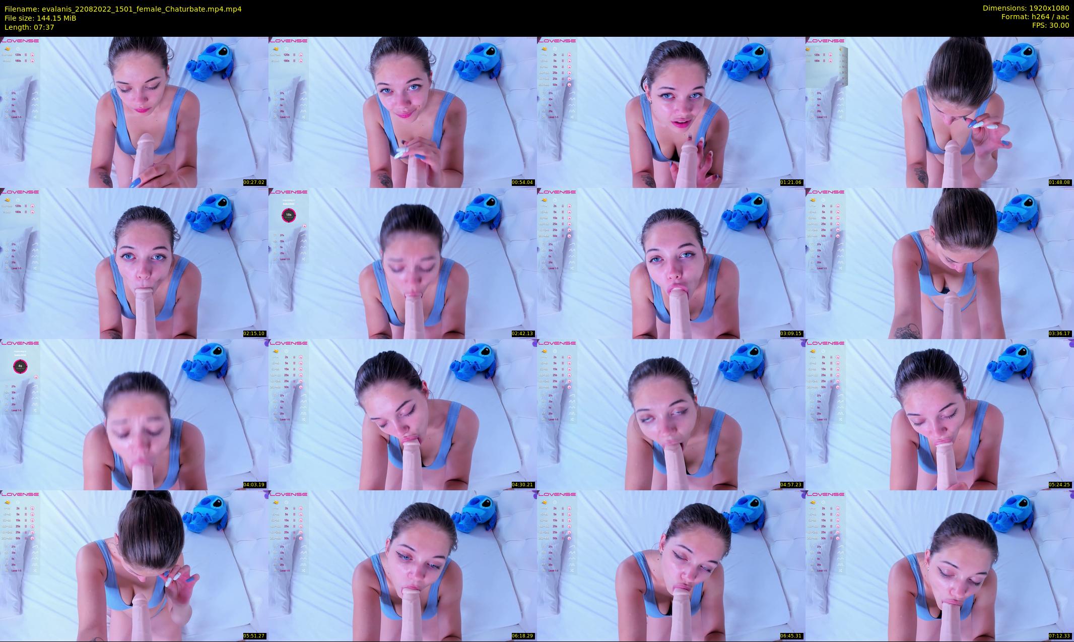 evalanis — 8 minute Chaturbate couple cam show recording, 1080p, Aug 22, 2022