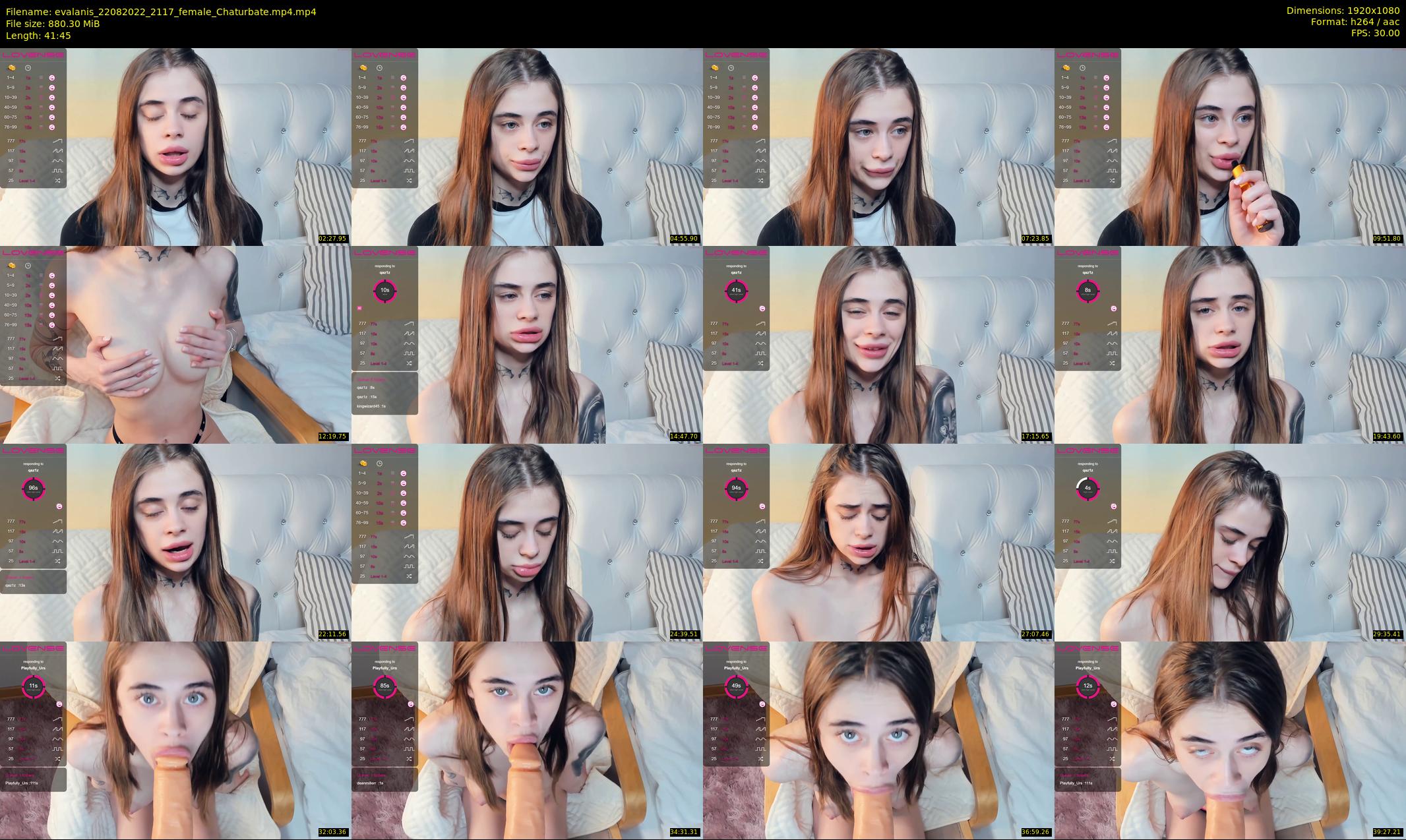evalanis — 42 minute Chaturbate couple cam show recording, 1080p, Aug 22, 2022