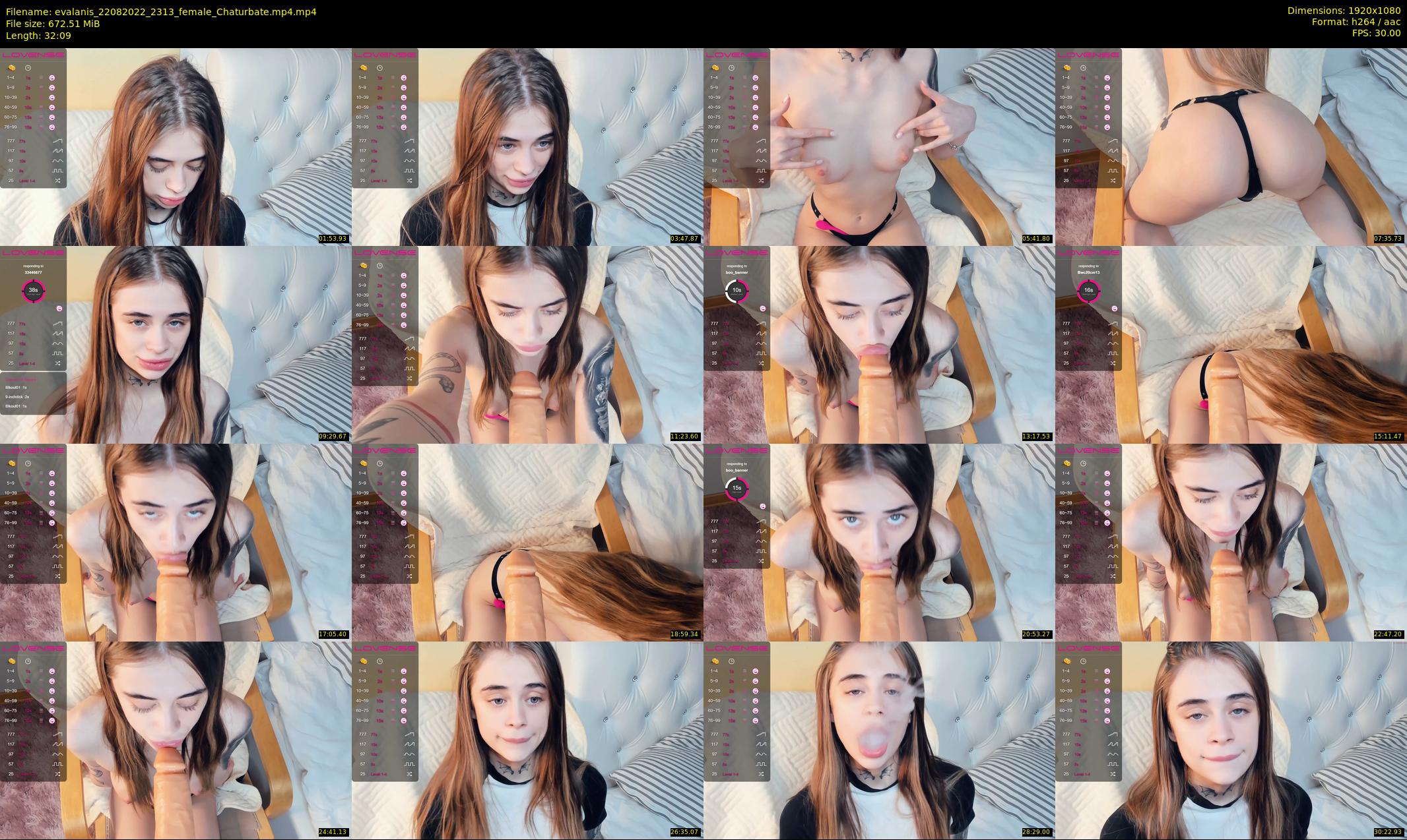 evalanis — 33 minute Chaturbate couple cam show recording, 1080p, Aug 22, 2022