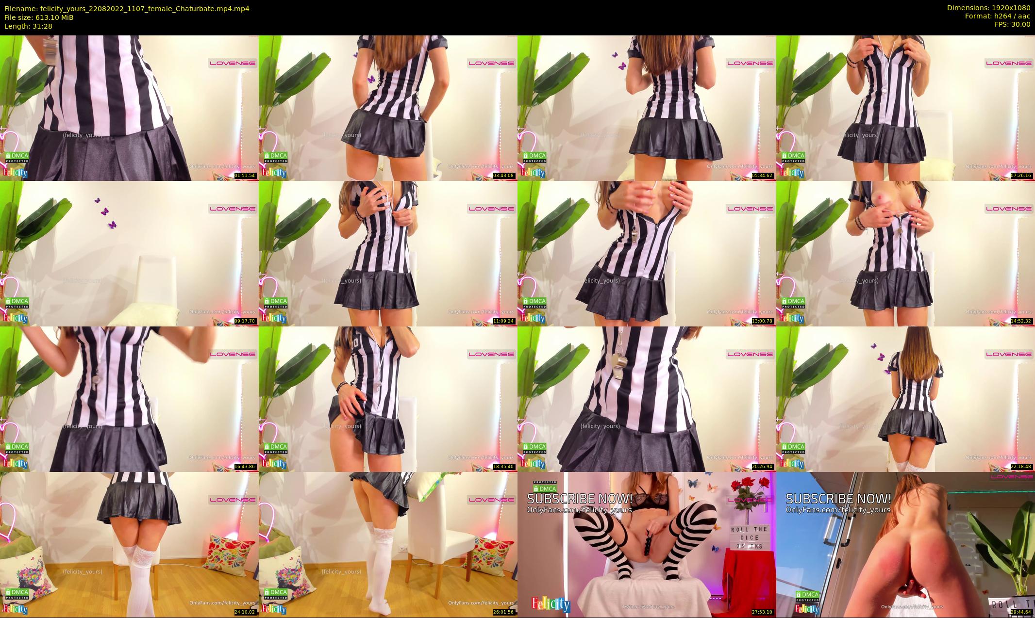 felicity_yours — 32 minute Chaturbate female cam show recording, 1080p, Aug 22, 2022