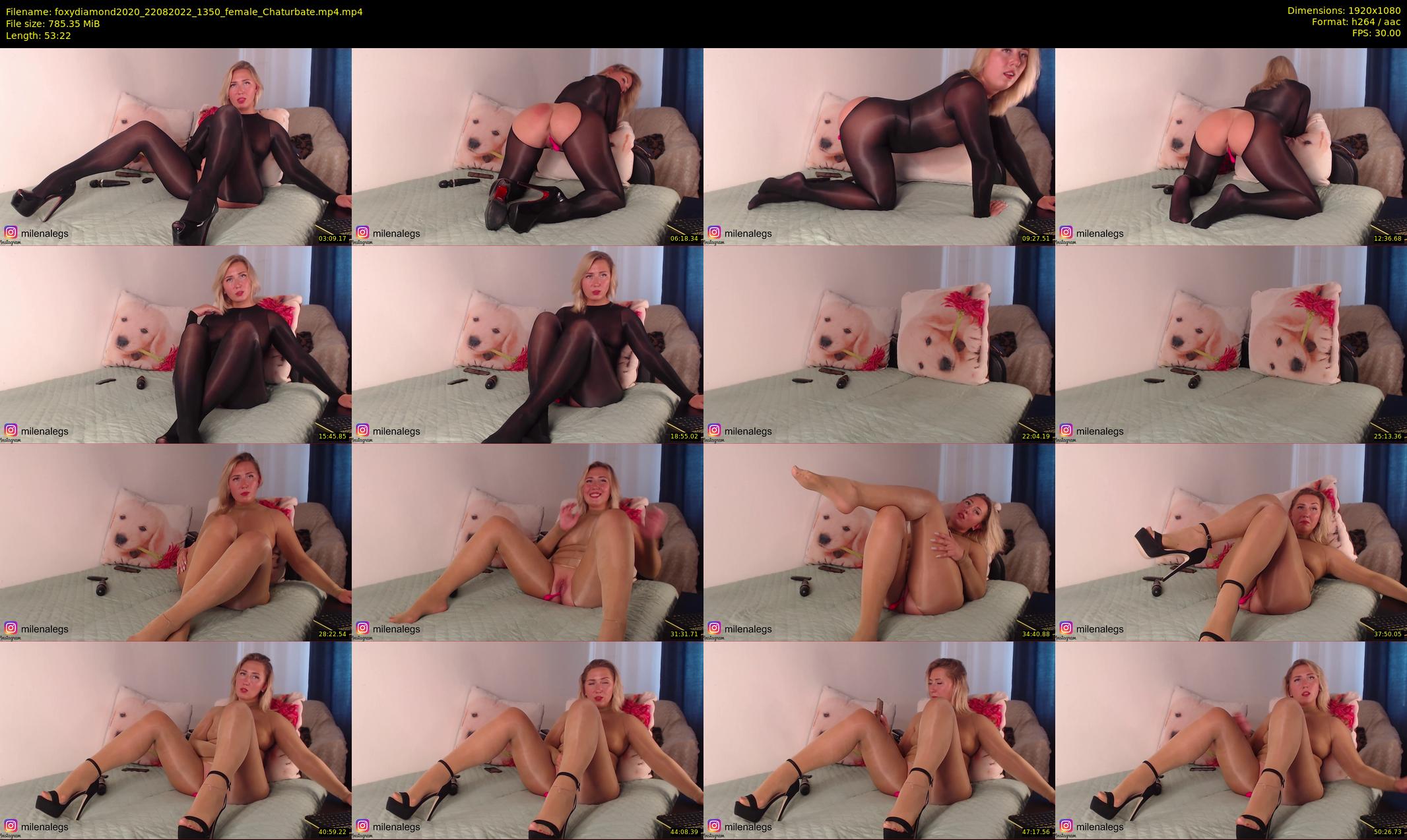 foxydiamond2020 — 54 minute Chaturbate female cam show recording, 1080p, Aug 22, 2022