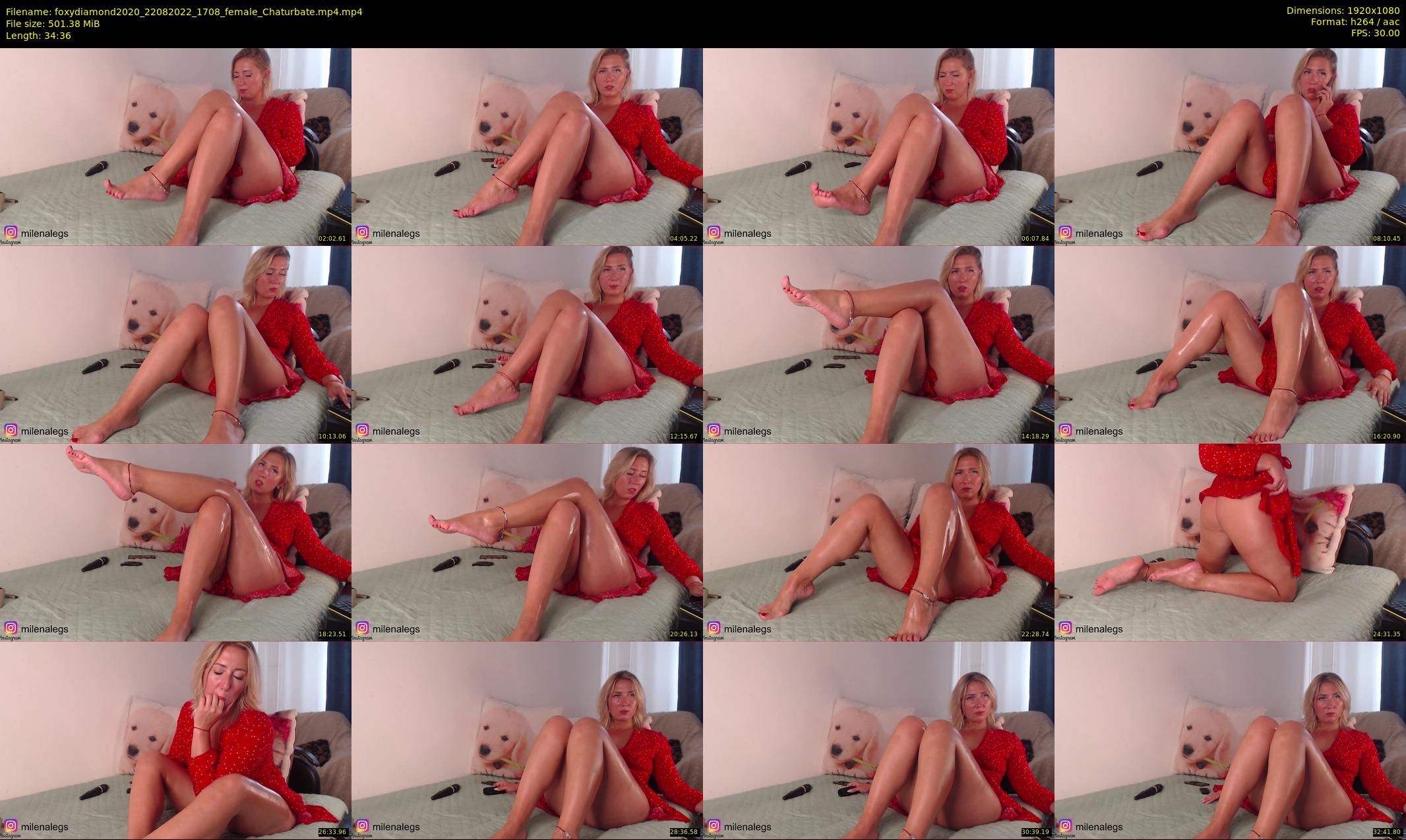 foxydiamond2020 — 35 minute Chaturbate female cam show recording, 1080p, Aug 22, 2022