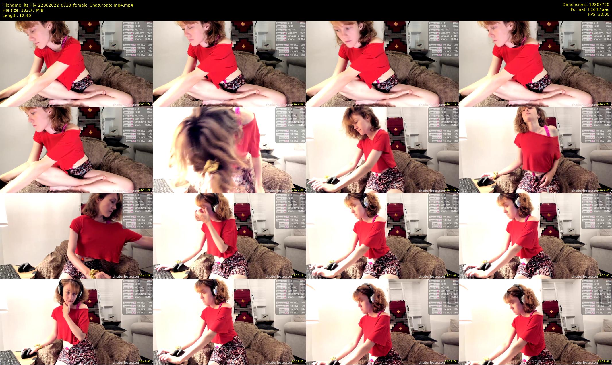 its_lily — 13 minute Chaturbate female cam show recording, 720p, Aug 22, 2022