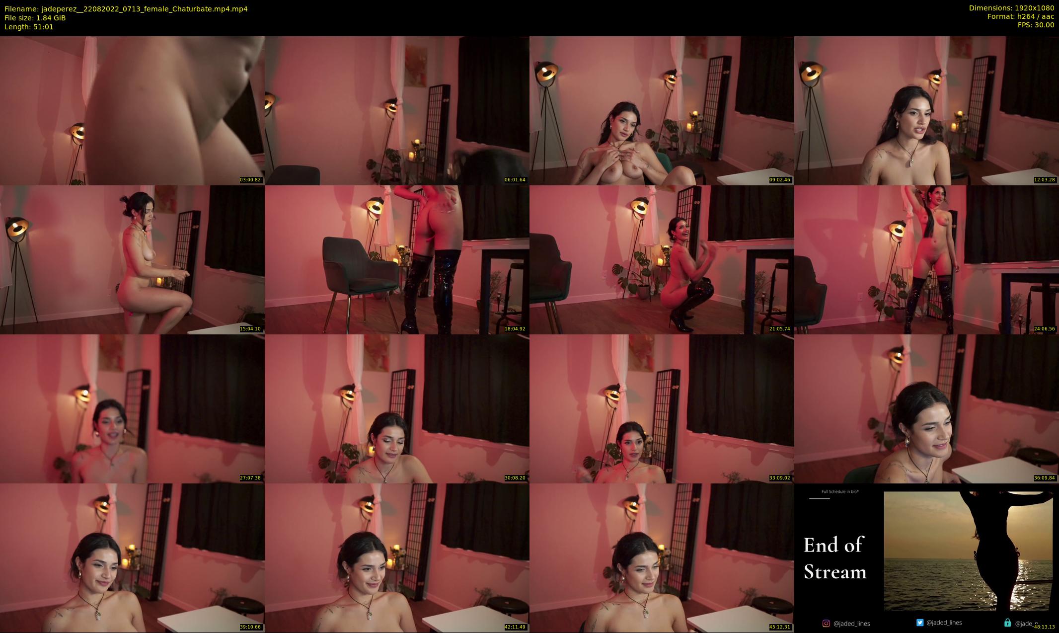 jadeperez_ — 52 minute Chaturbate female cam show recording, 1080p, Aug 22, 2022