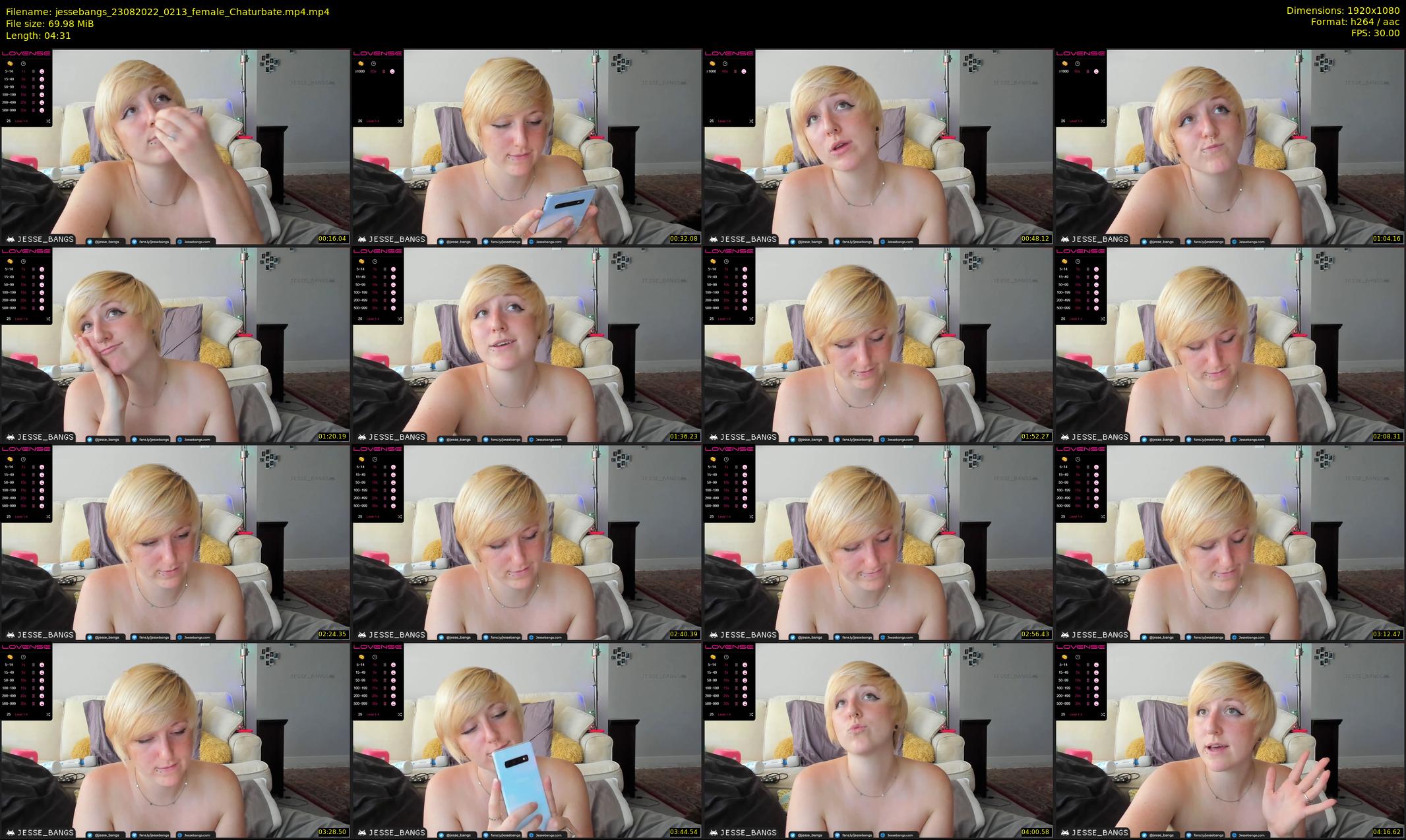 jessebangs — 5 minute Chaturbate female cam show recording, 1080p, Aug 23, 2022