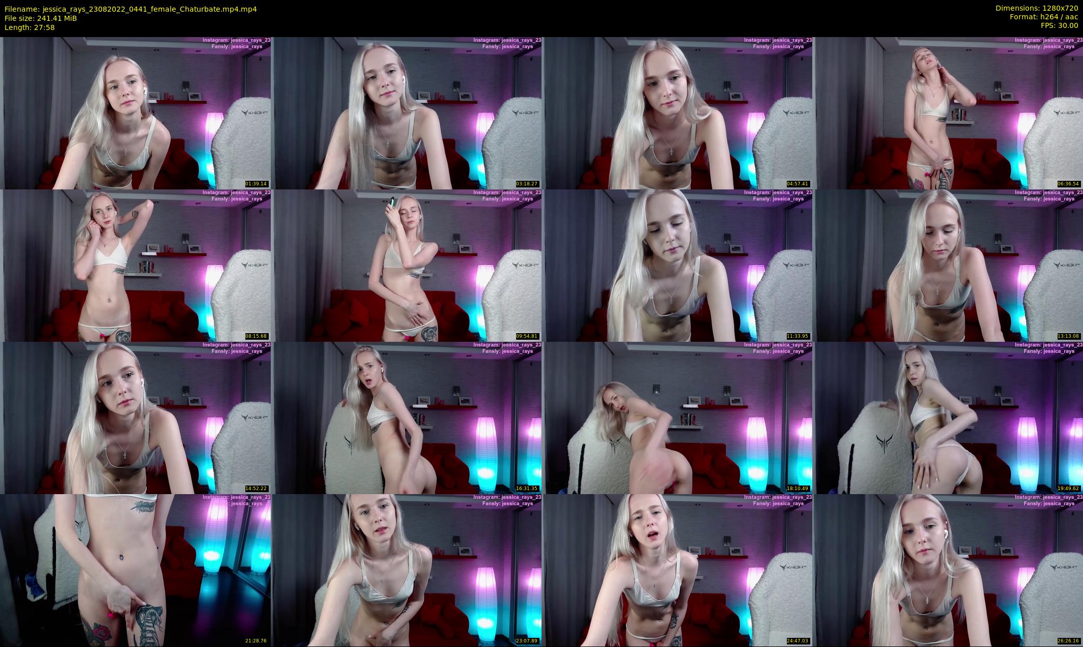 jessica_rays — 28 minute Chaturbate couple cam show recording, 720p, Aug 23, 2022