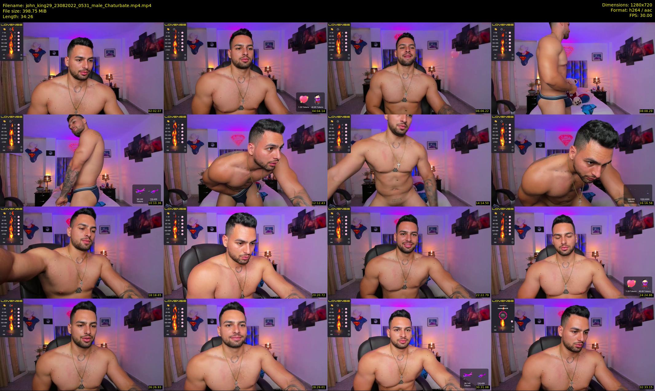 john_king29 — 35 minute Chaturbate male cam show recording, 720p, Aug 23, 2022