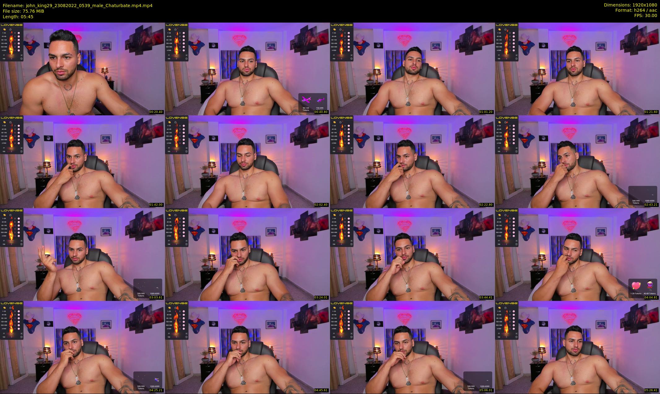 john_king29 — 6 minute Chaturbate male cam show recording, 1080p, Aug 23, 2022