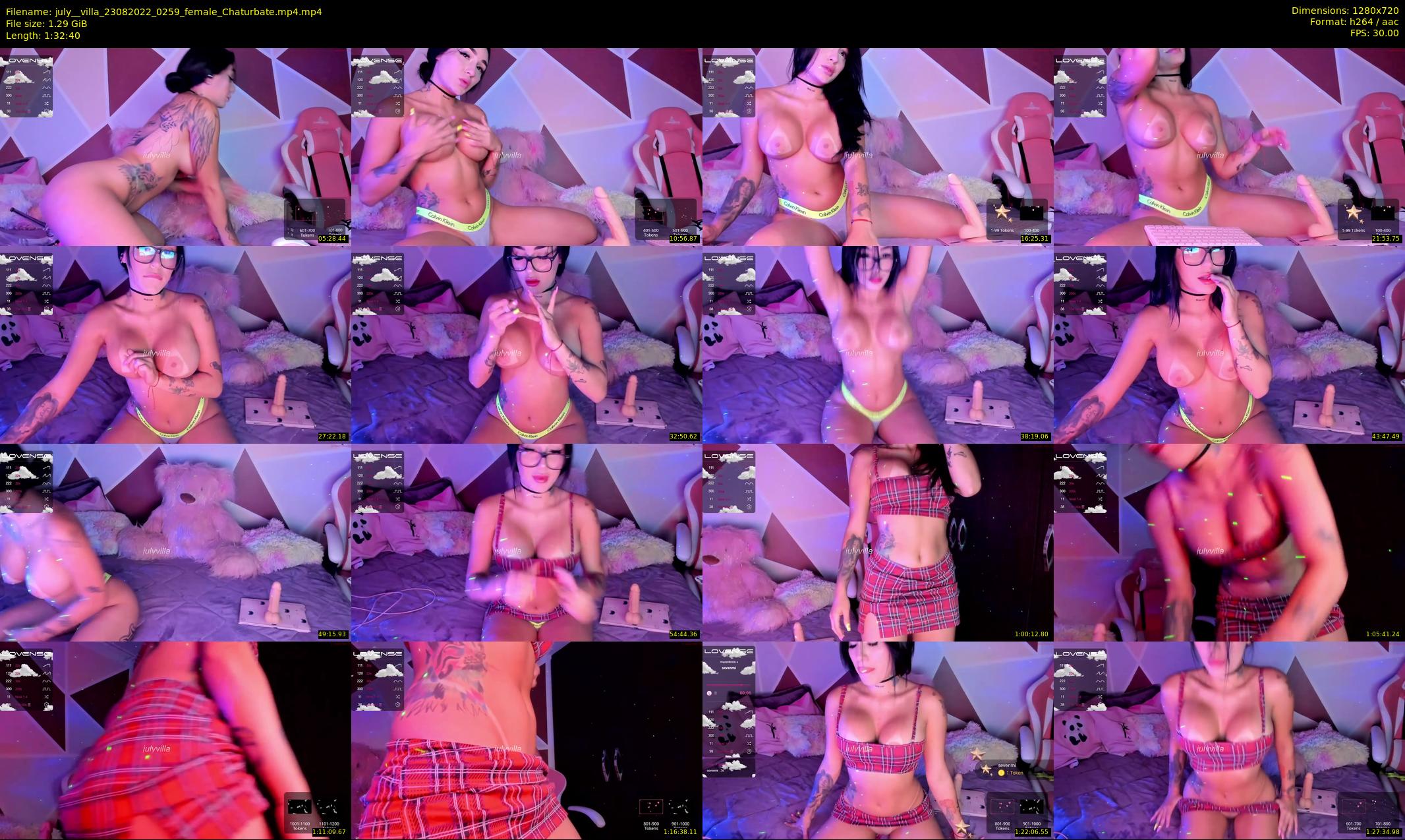 july__villa — 93 minute Chaturbate female cam show recording, 720p, Aug 23, 2022